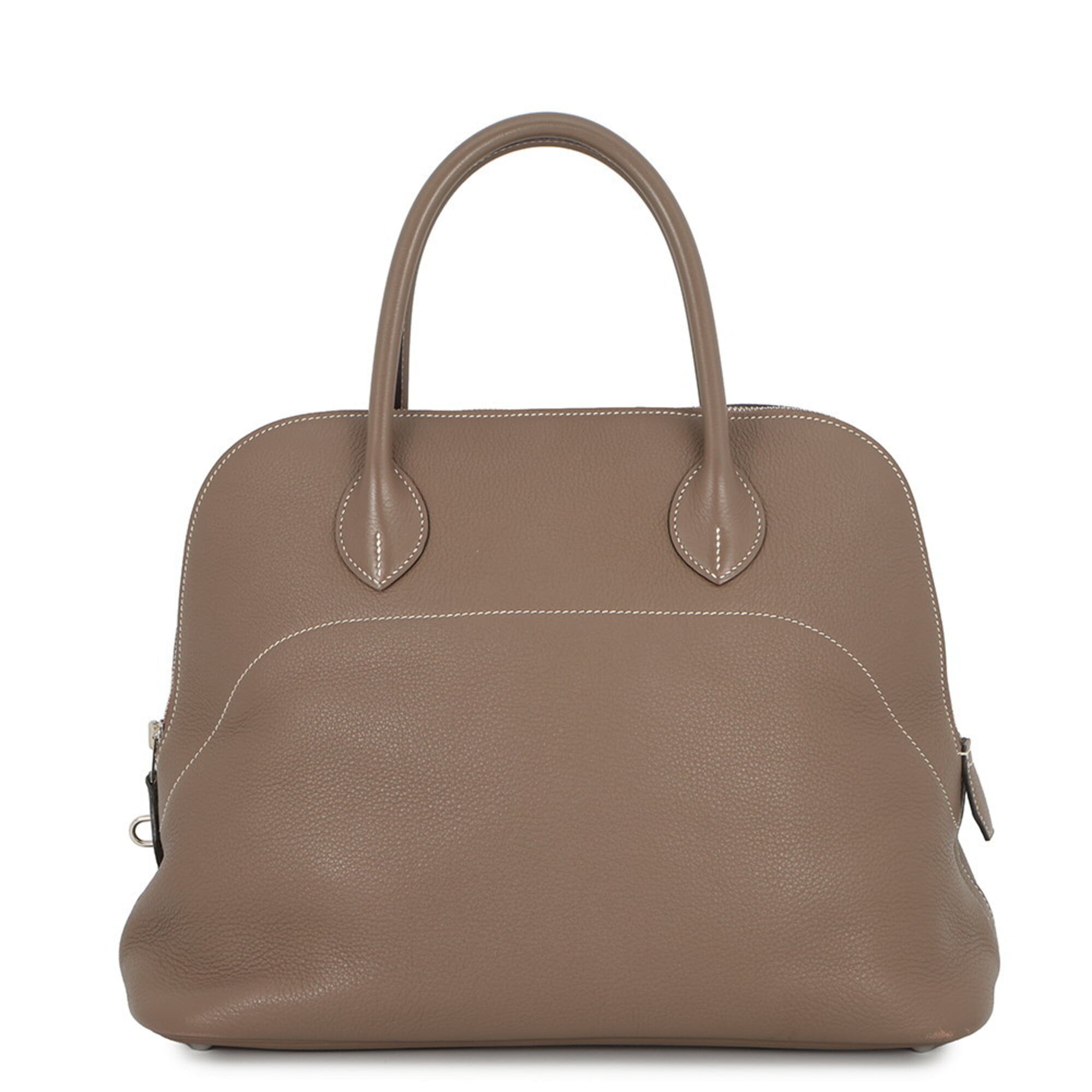 Hermes Etoupe Gray Handbag (Pre-Owned)