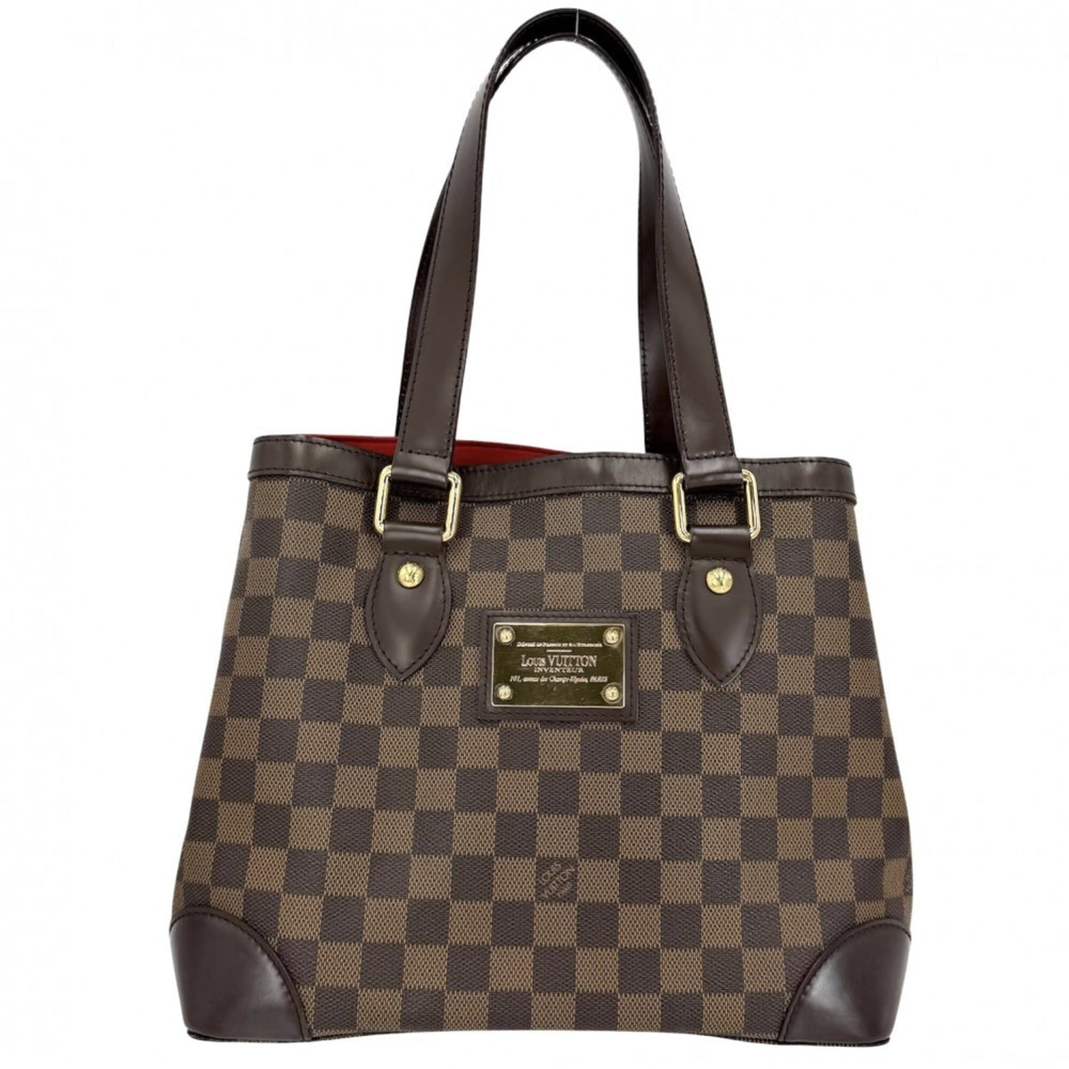 Louis Vuitton Brown Damier Canvas Handbag Tote Bag (Pre-Owned)