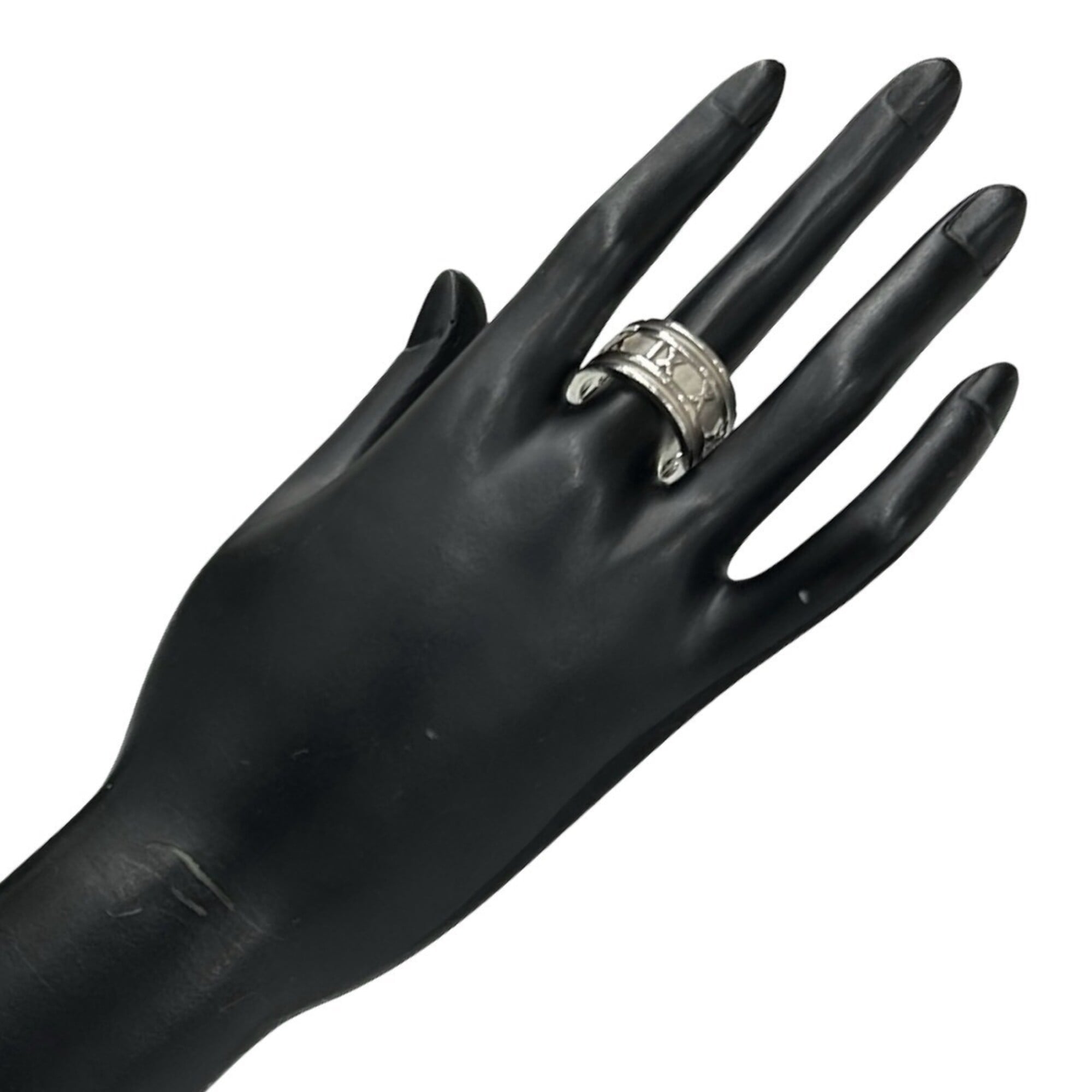 Tiffany Silver Silver 925 Band Ring (Pre-Owned)