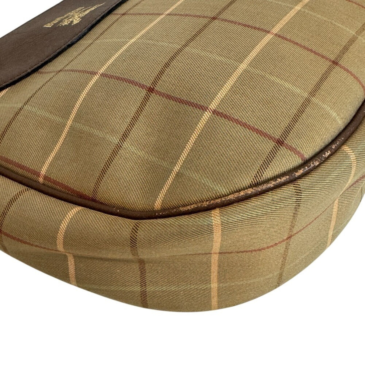 Burberry Brown Canvas Shoulder Bag (Pre-Owned)