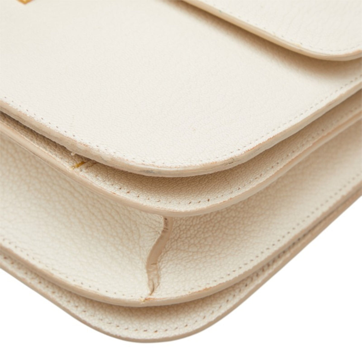 Celine White Leather Shoulder Bag (Pre-Owned)