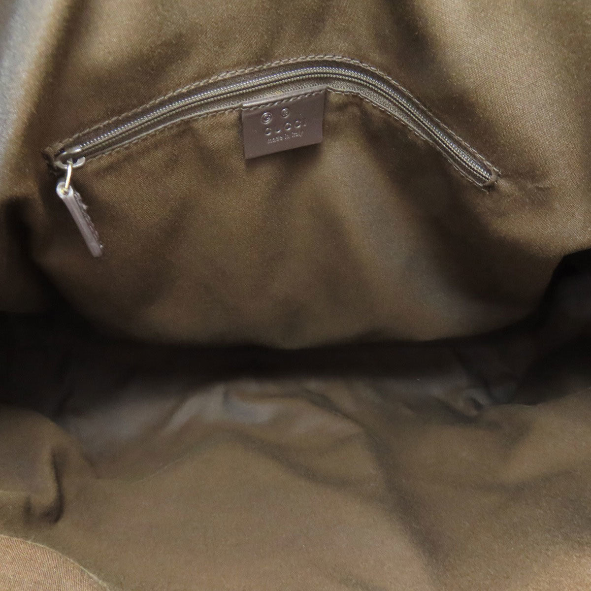 Gucci Dark Brown Nylon Tote Bag (Pre-Owned)