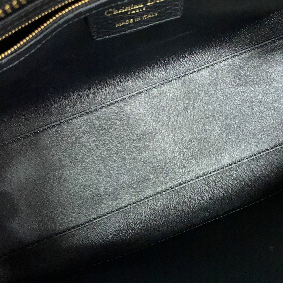Christian Dior Black Leather Handbag (Pre-Owned)