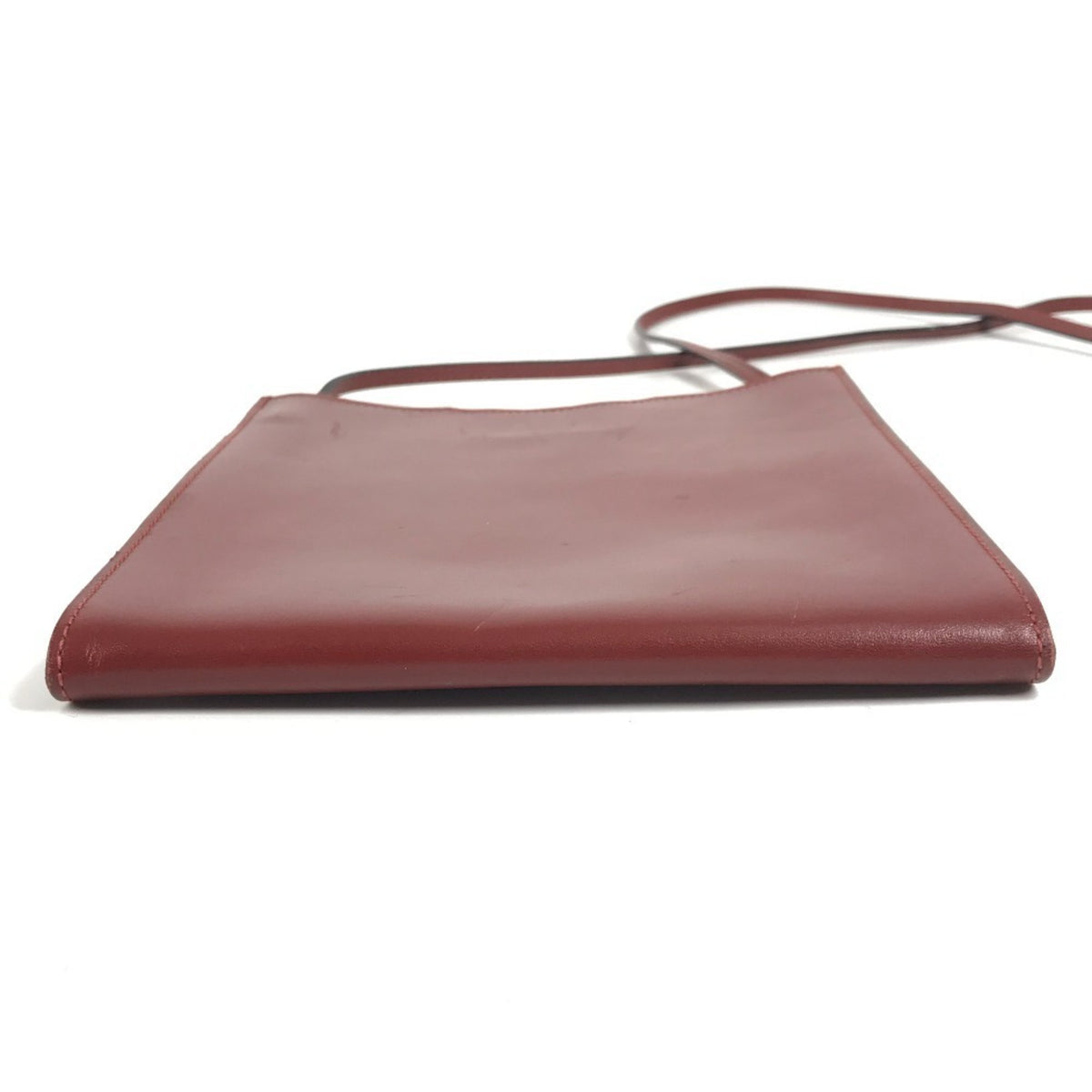 Hermes Brown Leather Pochette Shoulder Bag (Pre-Owned)