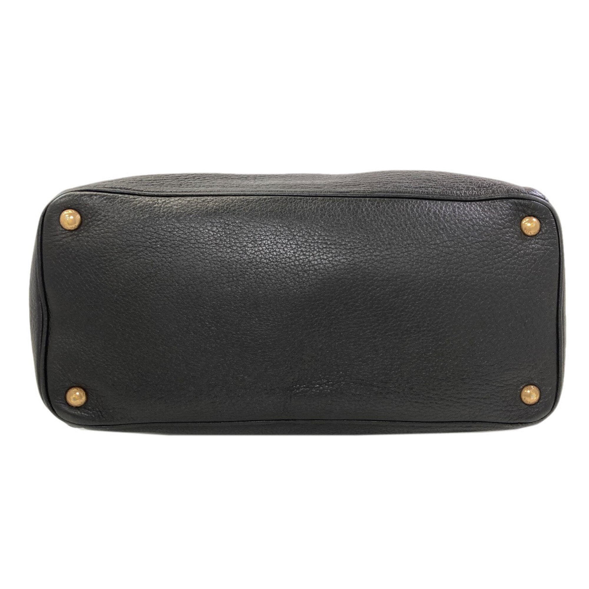 Prada Black Leather Handbag (Pre-Owned)