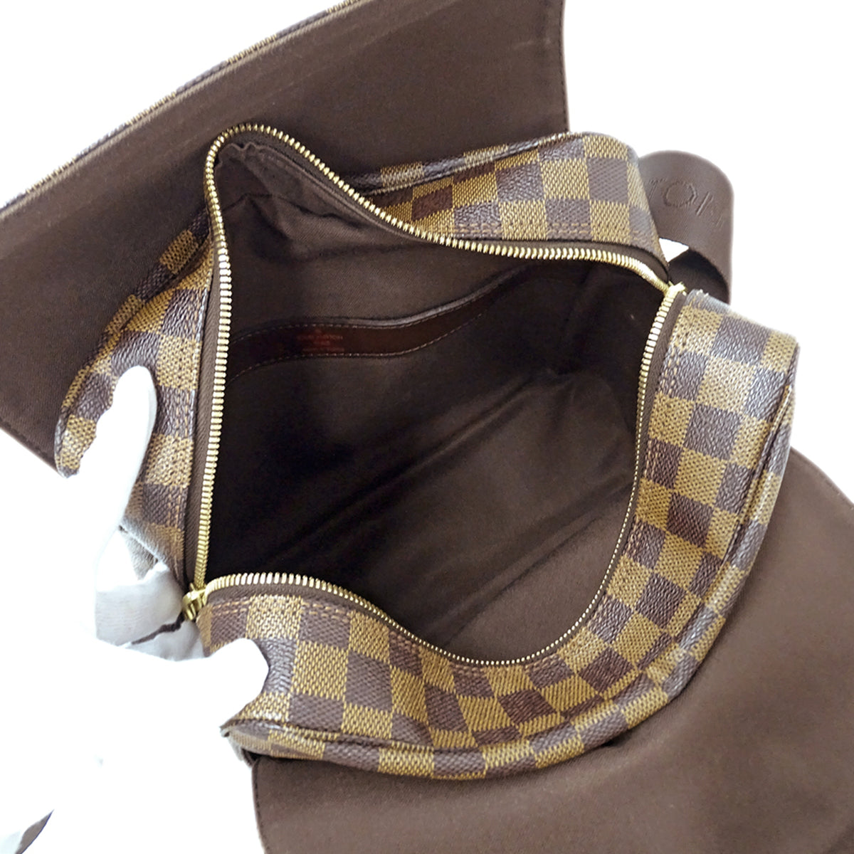 Louis Vuitton Brown Damier Canvas Damier Canvas Handbag Shoulder Bag (Pre-Owned)