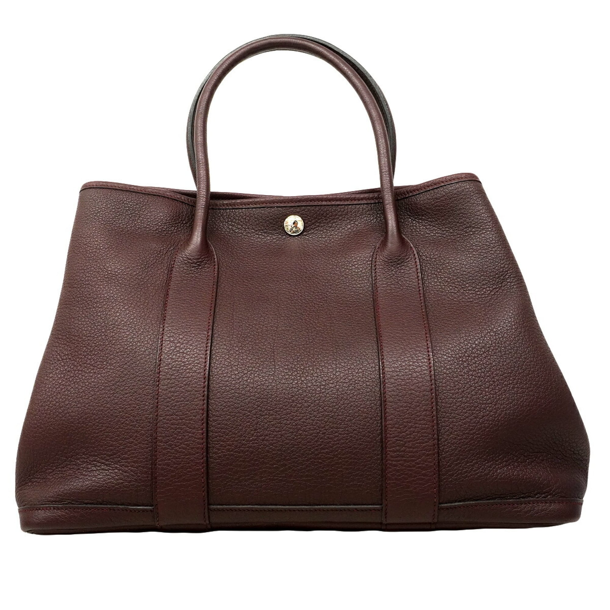 Hermes Bordeaux Negonda Leather Tote Bag (Pre-Owned)