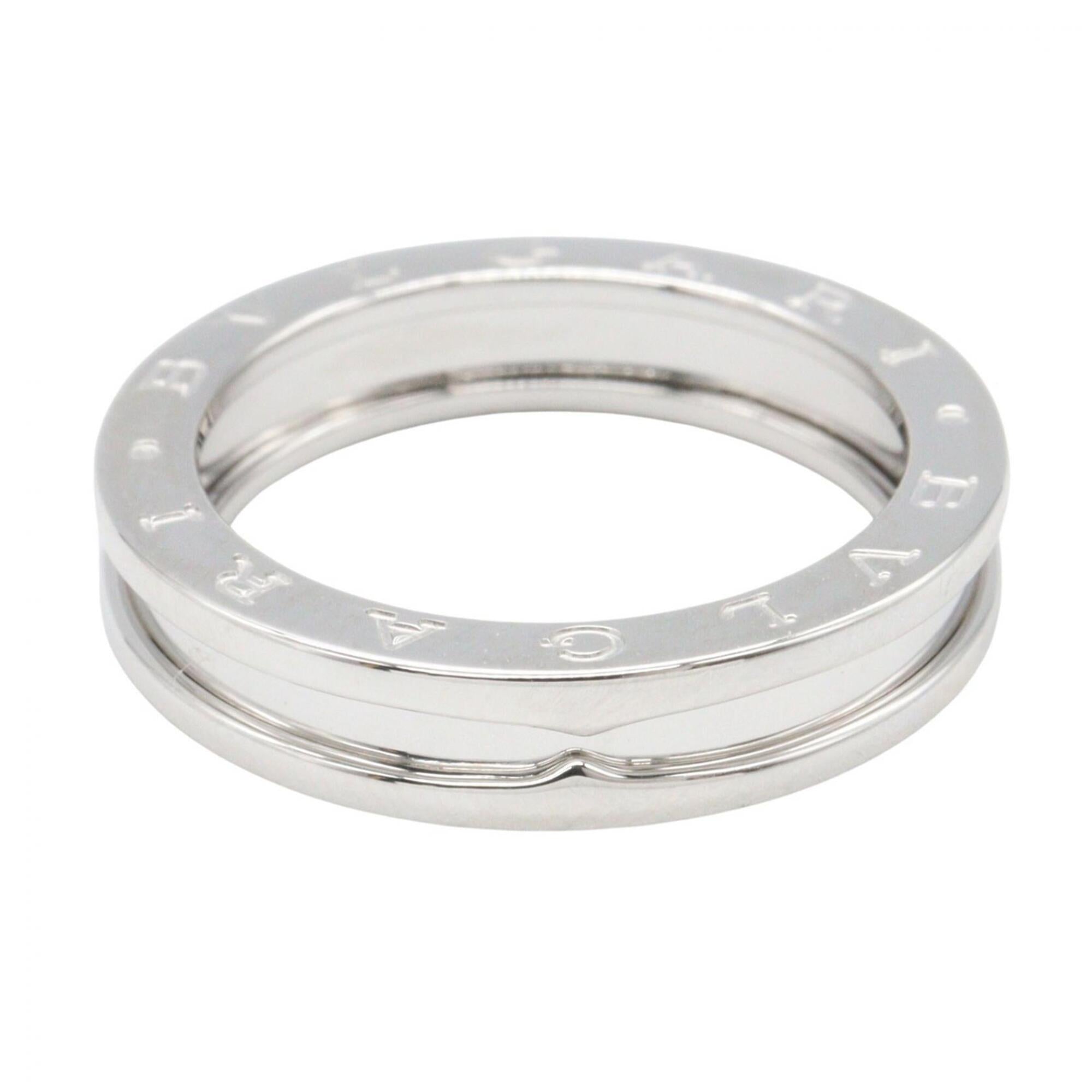 Bvlgari Silver White Gold (18K) Band Ring (Pre-Owned)