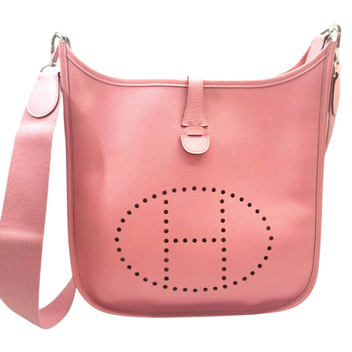 Hermes Rose Confetti Epsom Leather Shoulder Bag (Pre-Owned)