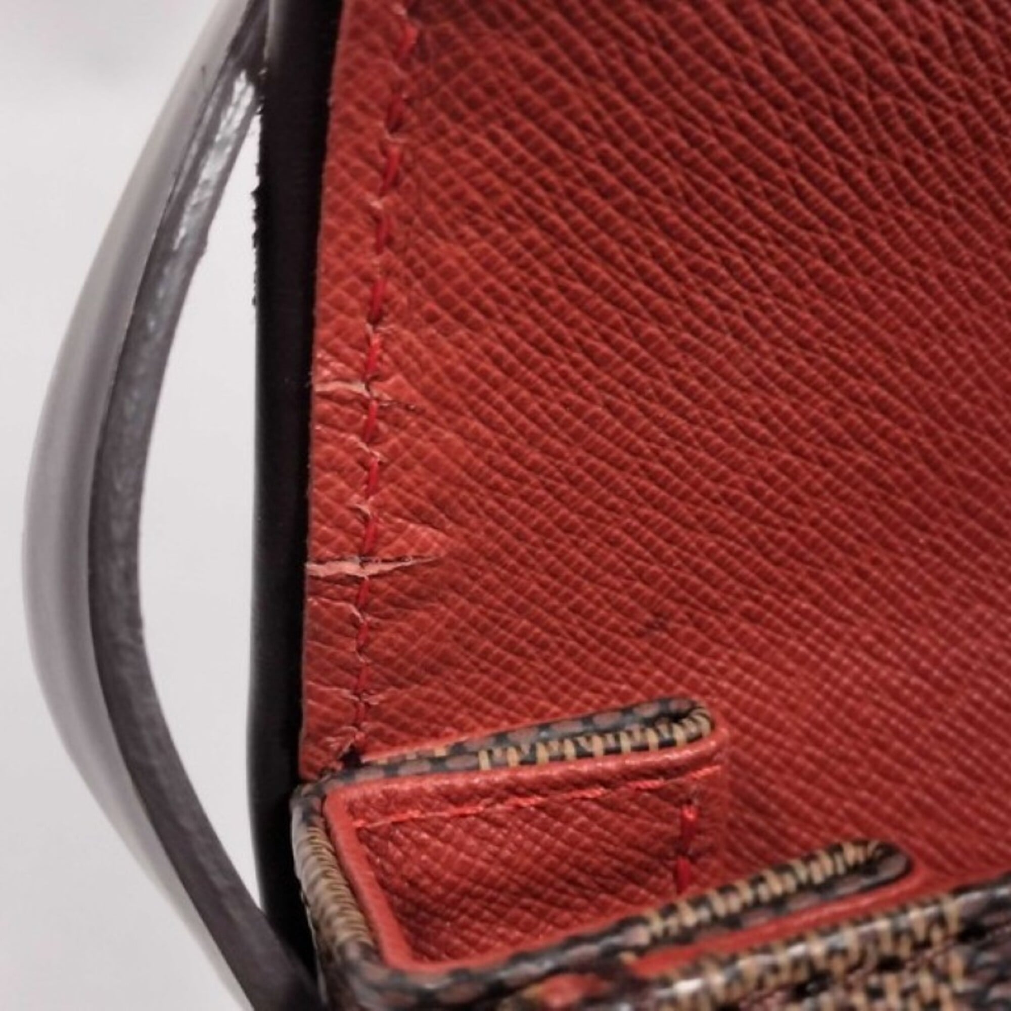 Louis Vuitton Brown Damier Canvas Ebene Damier Canvas Shoulder Bag (Pre-Owned)