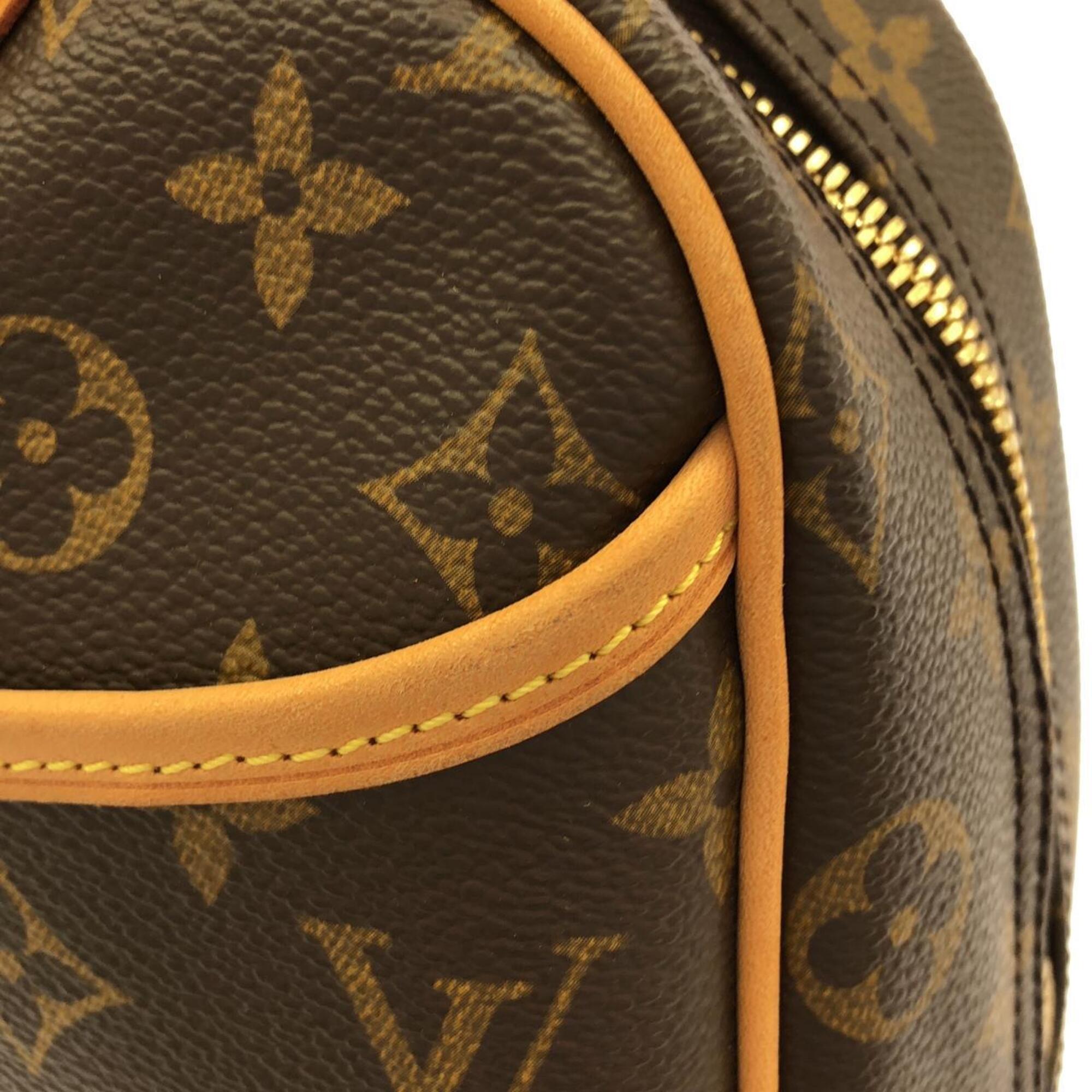 Louis Vuitton Monogram Marron Coated Canvas Handbag (Pre-Owned)