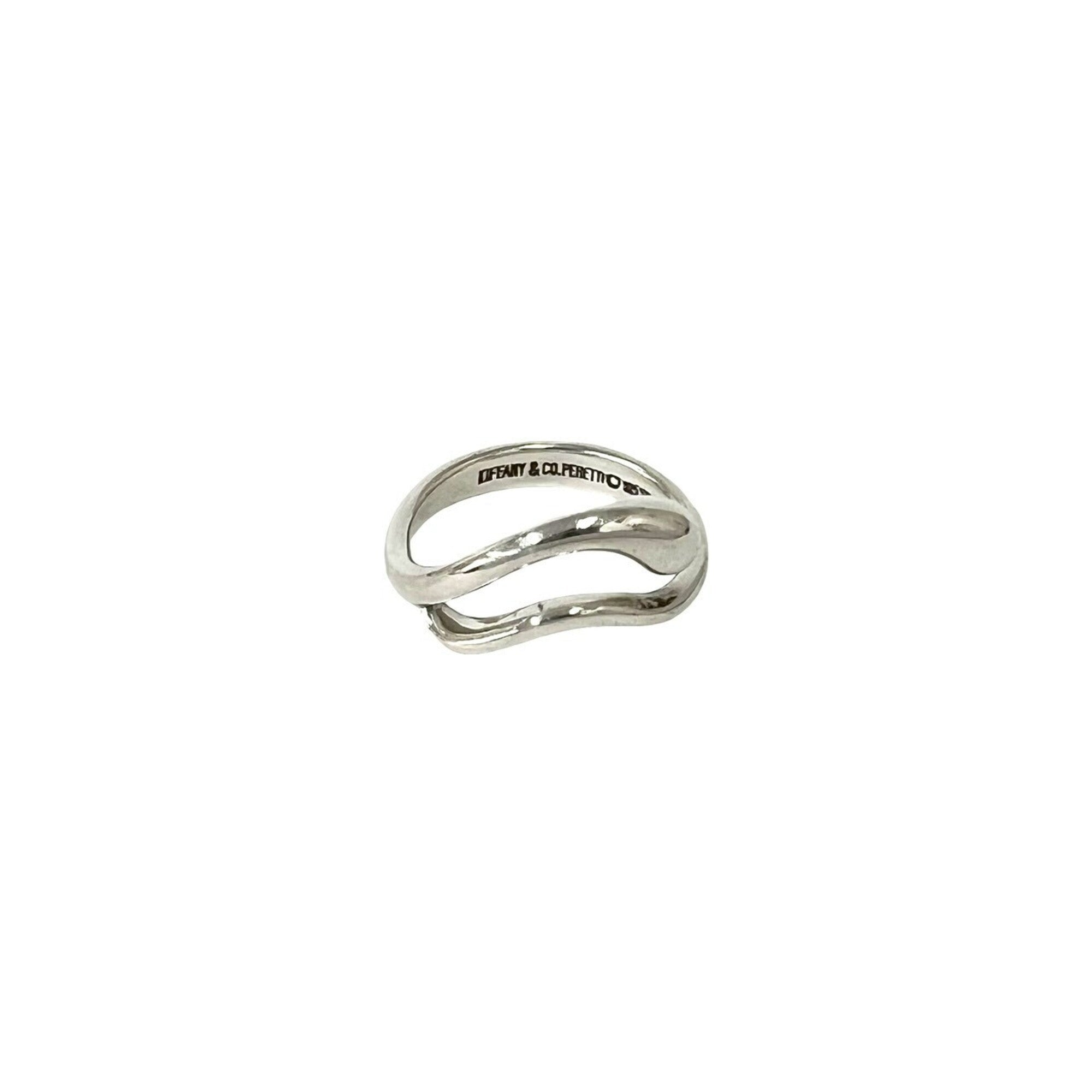 Tiffany Silver Silver 925 Band Ring (Pre-Owned)