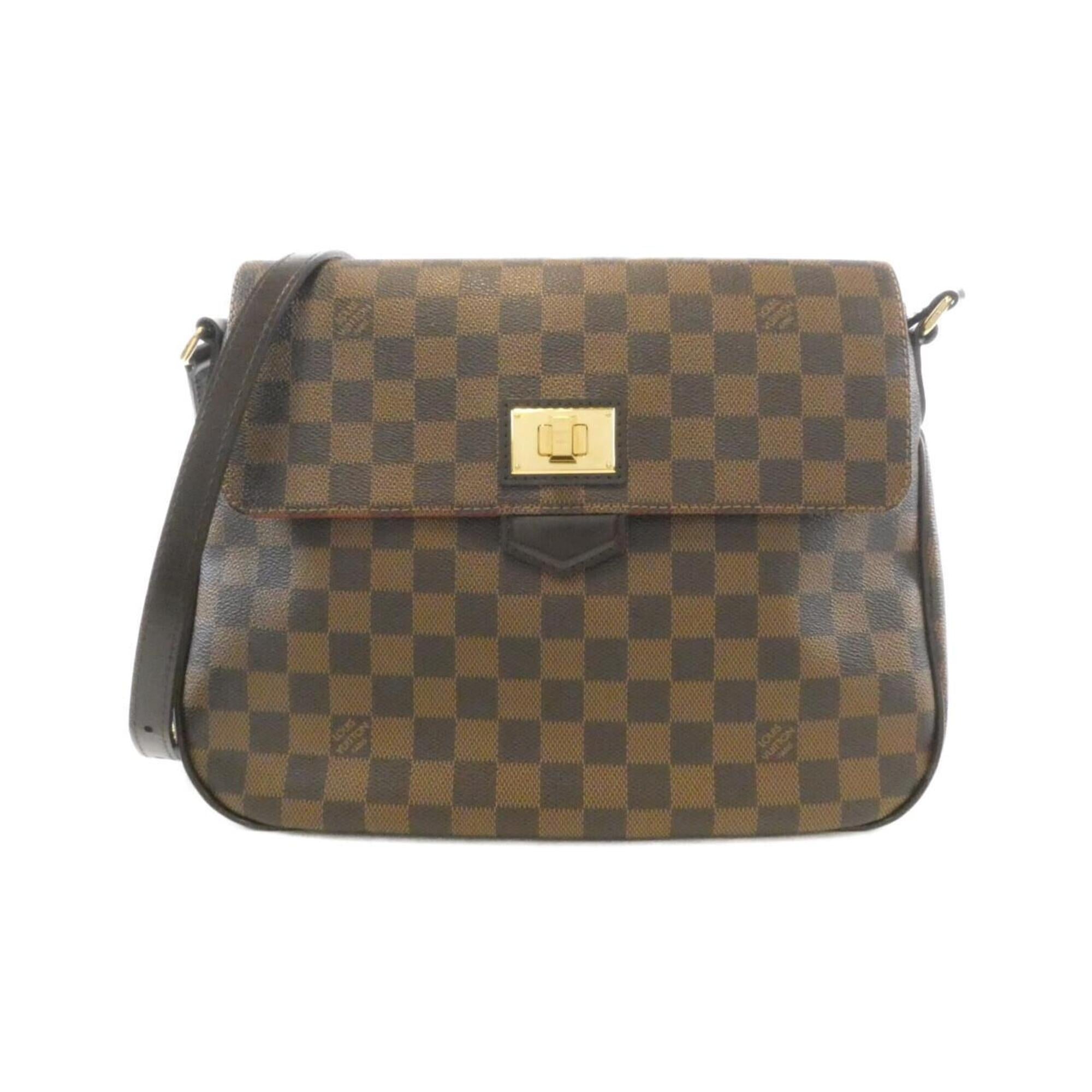 Louis Vuitton Damier Damier Canvas Ebene Damier Canvas Shoulder Bag (Pre-Owned)