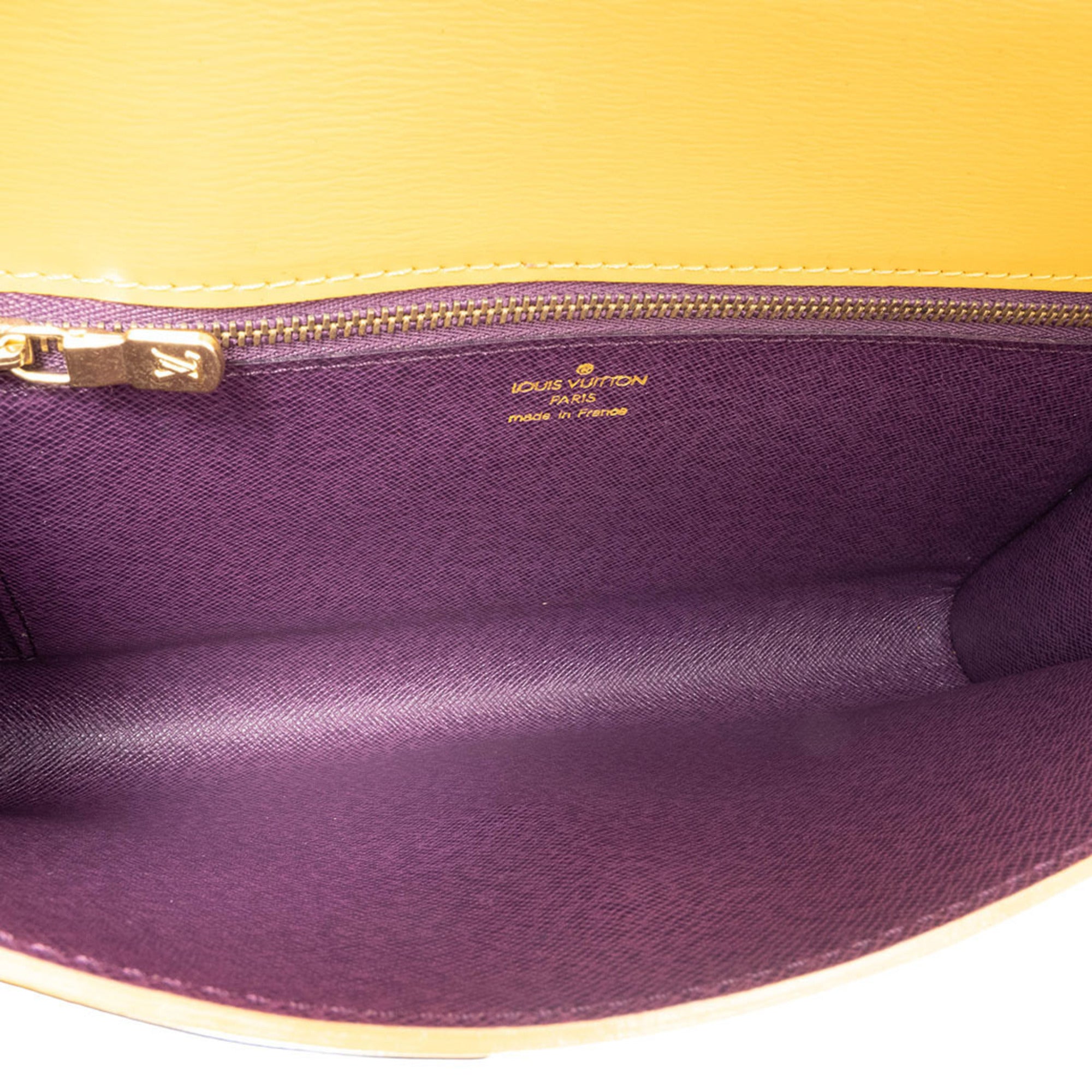 Louis Vuitton Yellow Epi Leather Pochette Shoulder Bag (Pre-Owned)