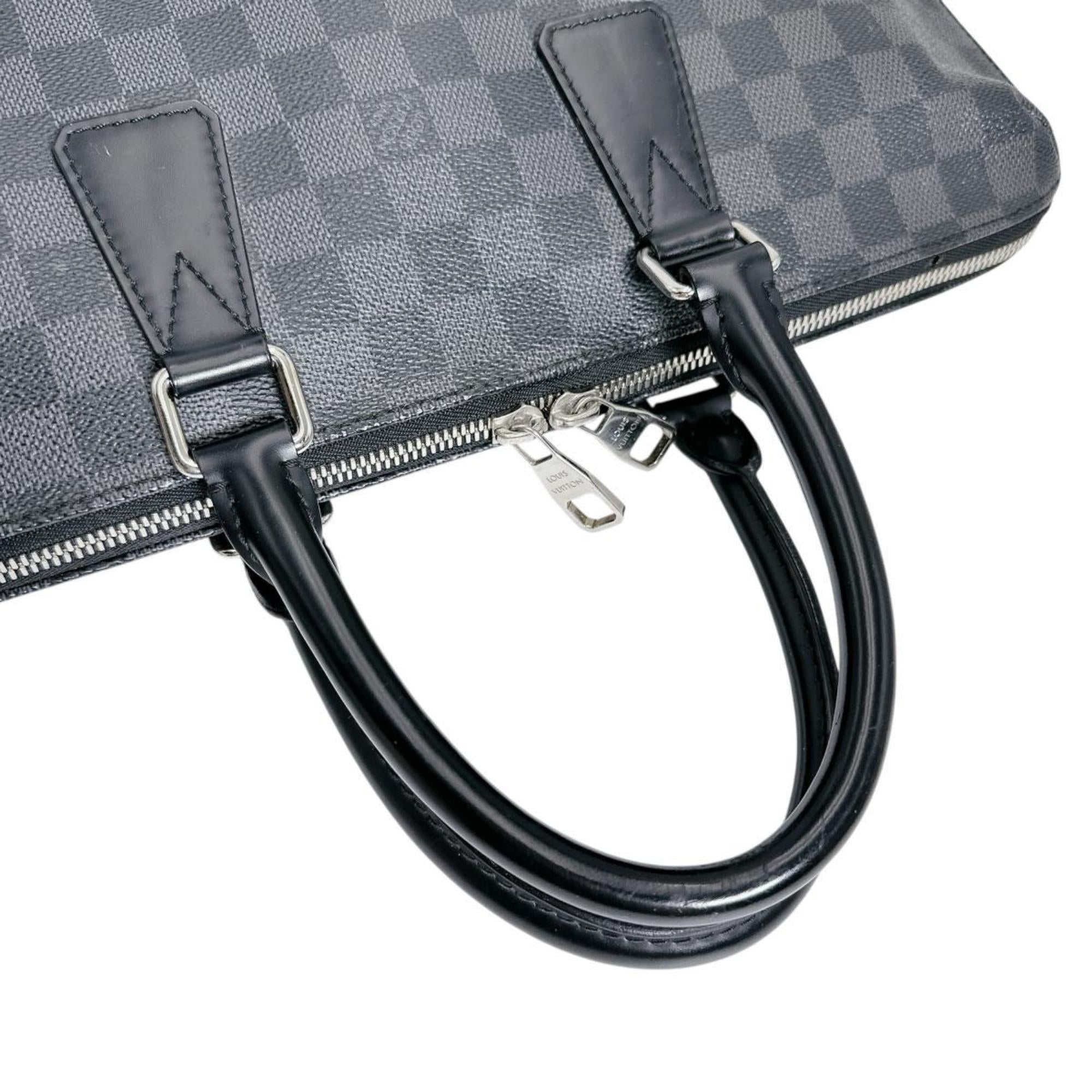 Louis Vuitton Black Damier Graphite Briefcase (Pre-Owned)