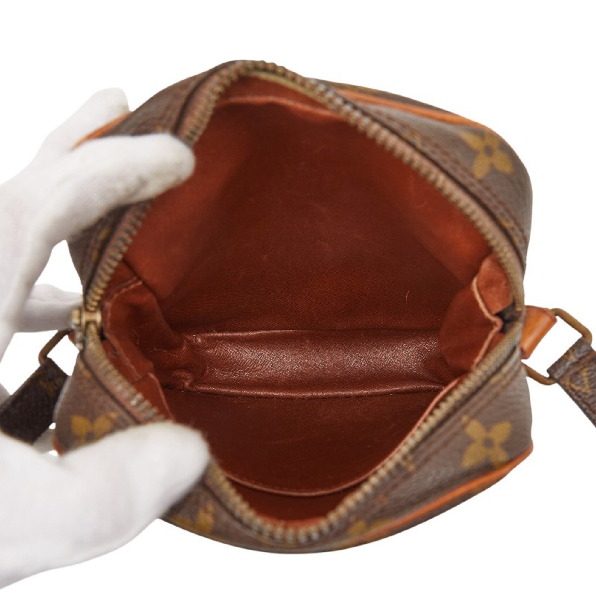 Louis Vuitton Brown Pvc Leather Shoulder Bag (Pre-Owned)