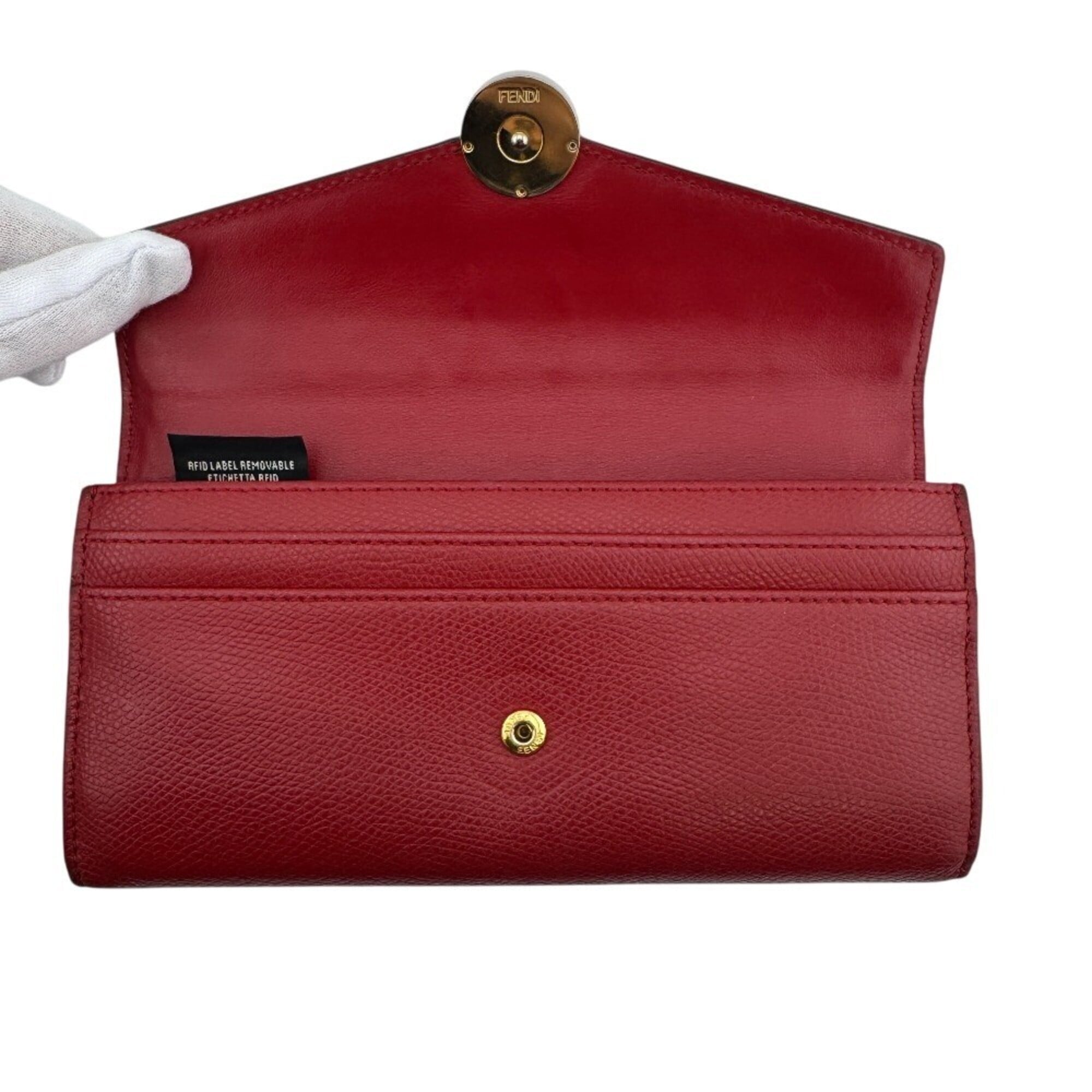 Fendi Red Color Leather (Pre-Owned)