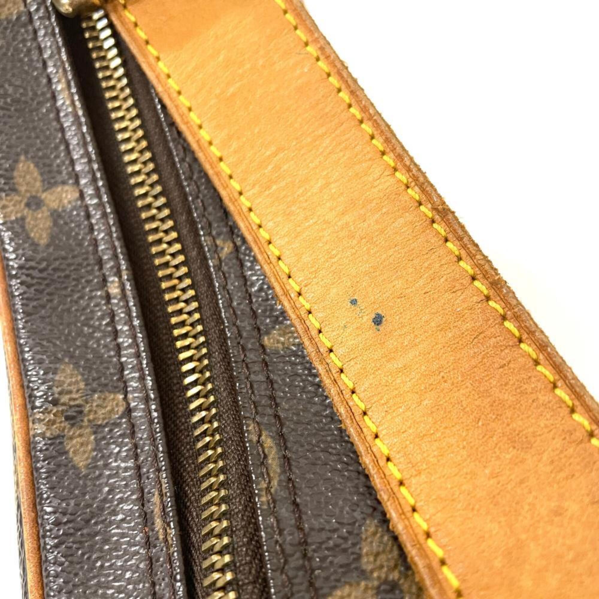 Louis Vuitton Brown Monogram Canvas Shoulder Bag (Pre-Owned)