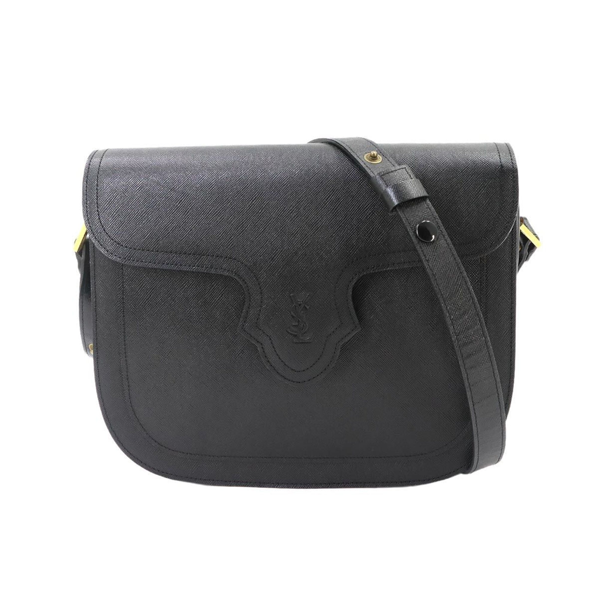 Yves Saint Laurent Black Leather Shoulder Bag (Pre-Owned)