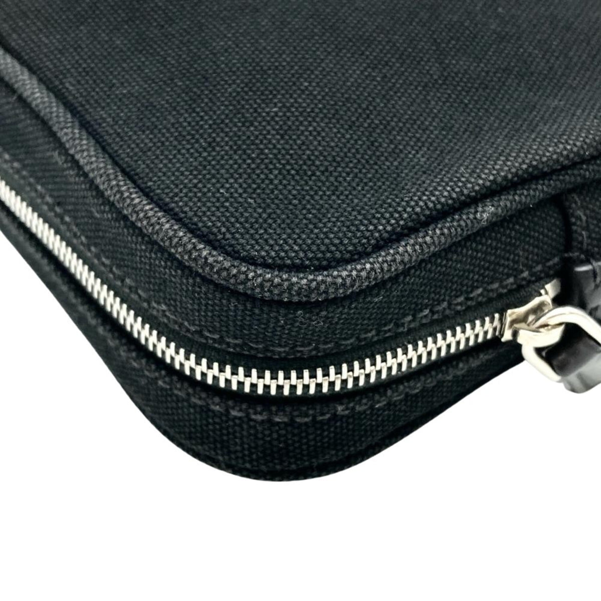 Prada Black Canvas Handbag Pouch (Pre-Owned)