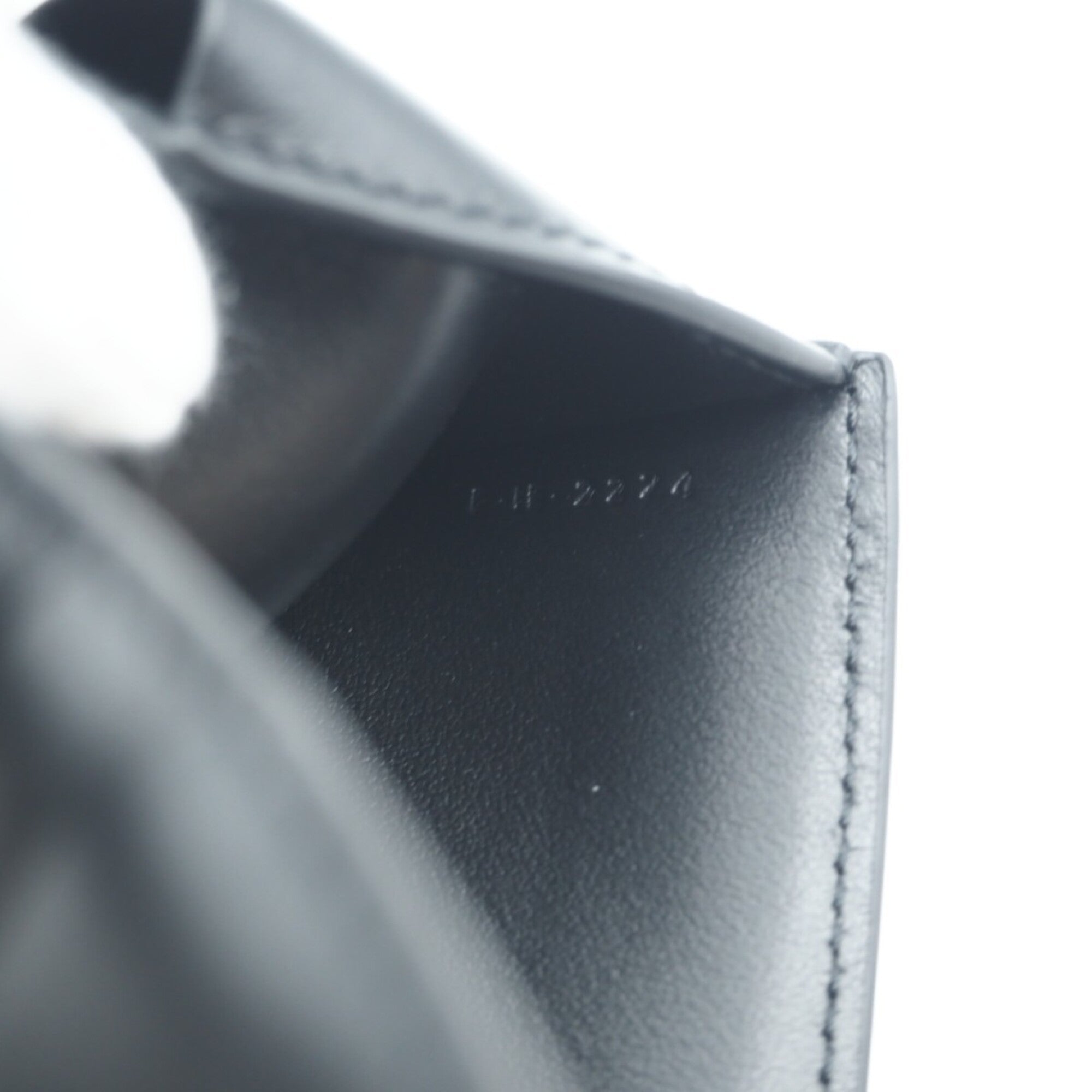 Celine Black Brown Coated Canvas Leather Wallet (Bi-Fold) (Pre-Owned)