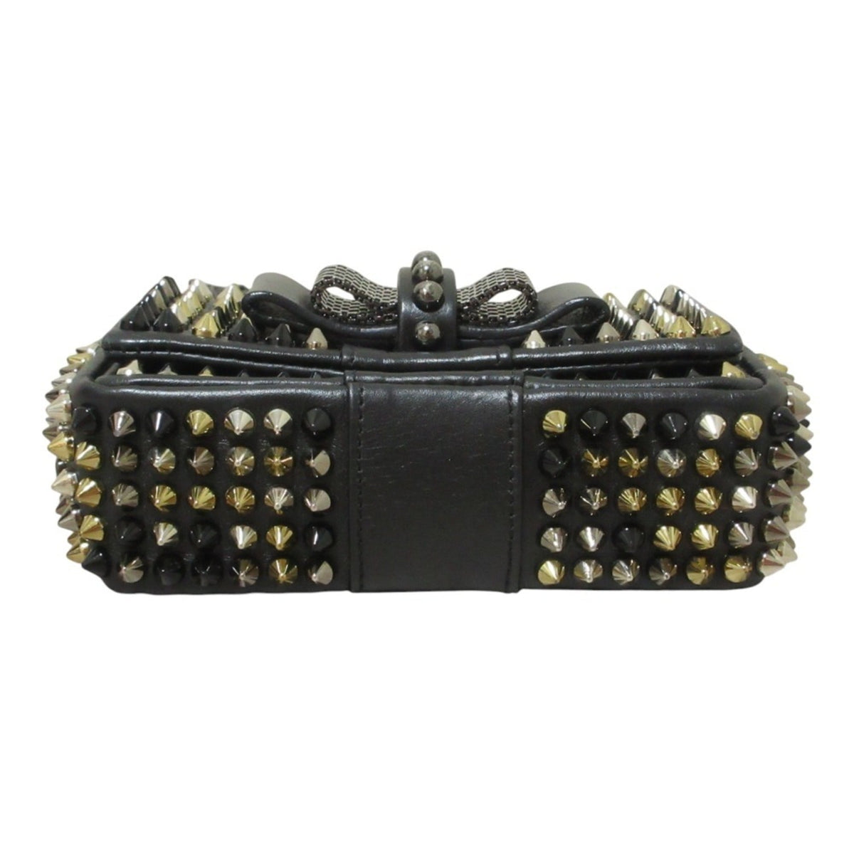 Christian Louboutin Black Leather Shoulder Bag (Pre-Owned)