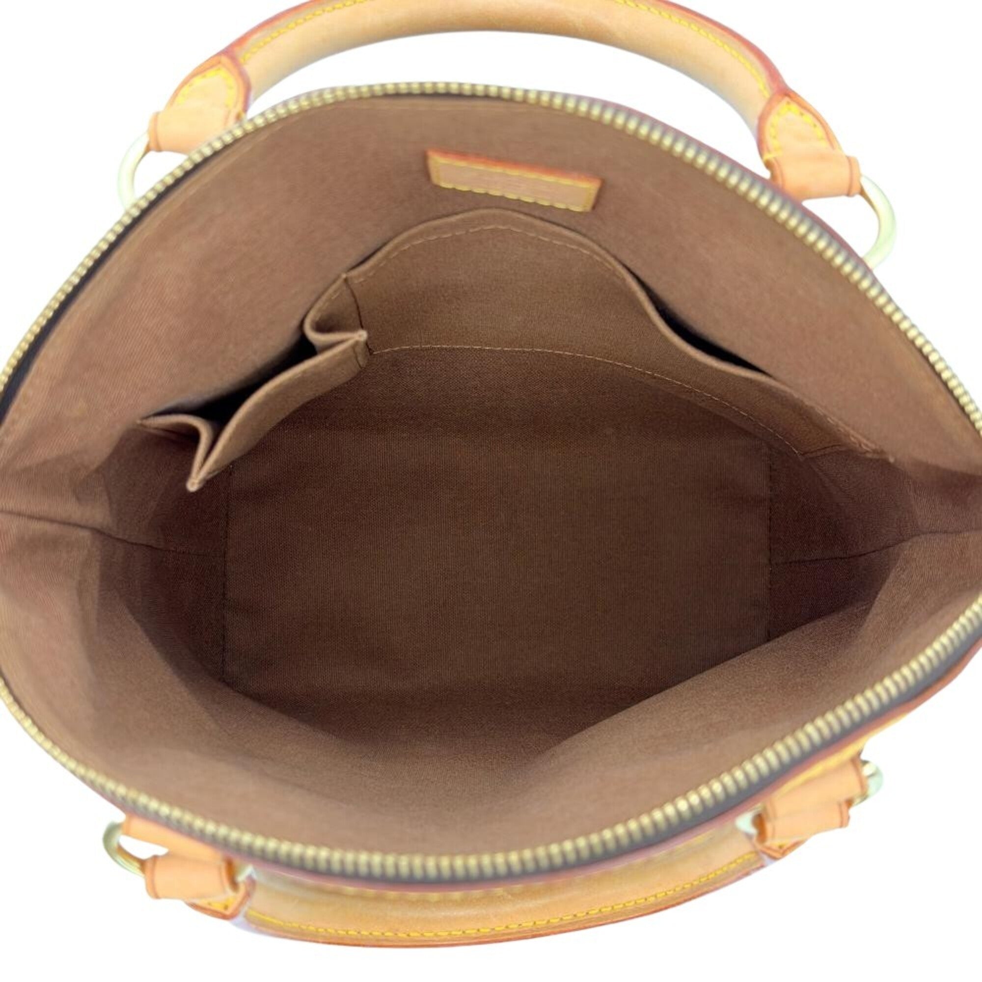 Louis Vuitton Brown Monogram Canvas Handbag (Pre-Owned)