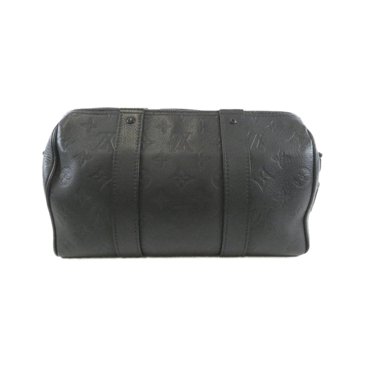Louis Vuitton Black Leather Boston Bag (Pre-Owned)