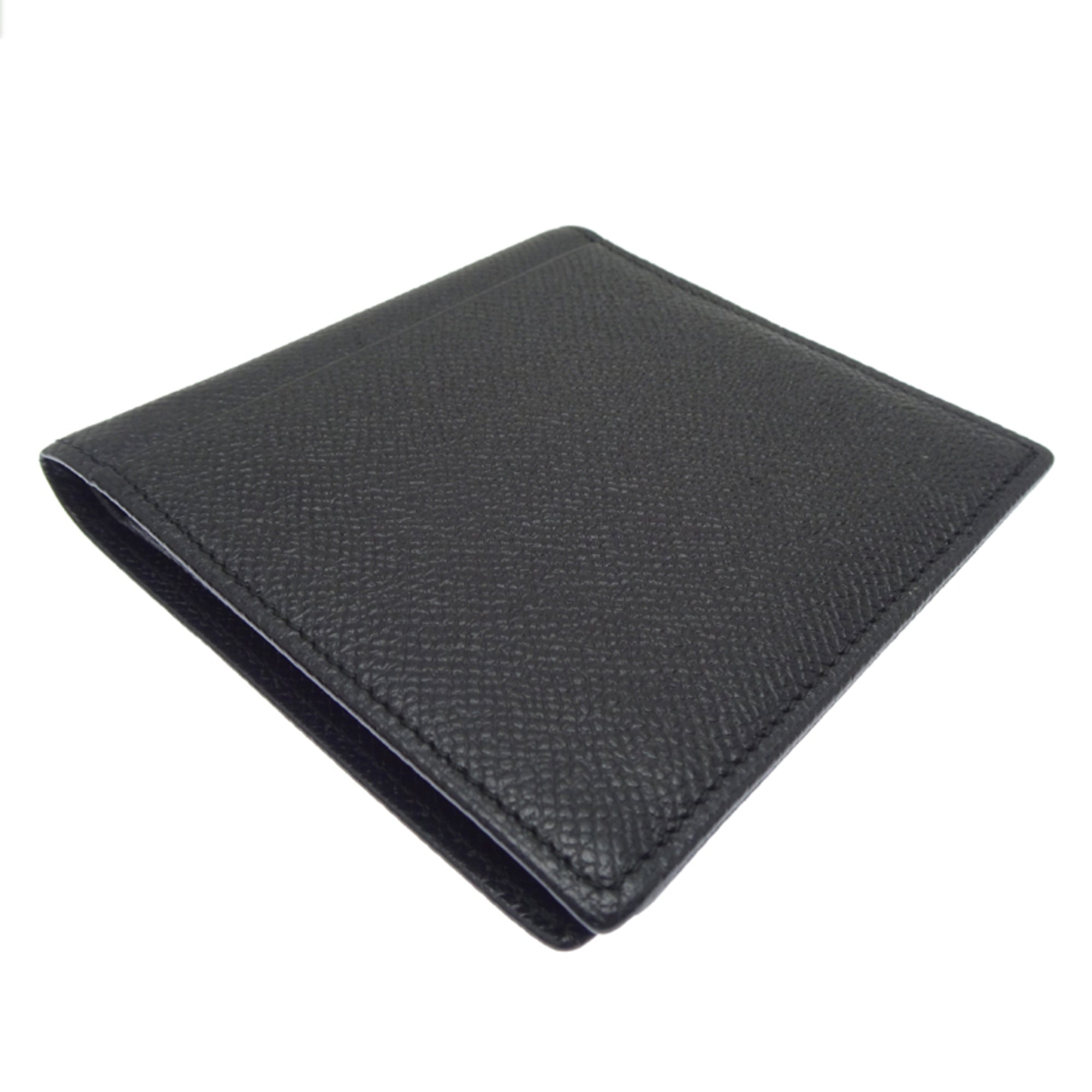 Bvlgari Black Leather Wallet (Bi-Fold) (Pre-Owned)