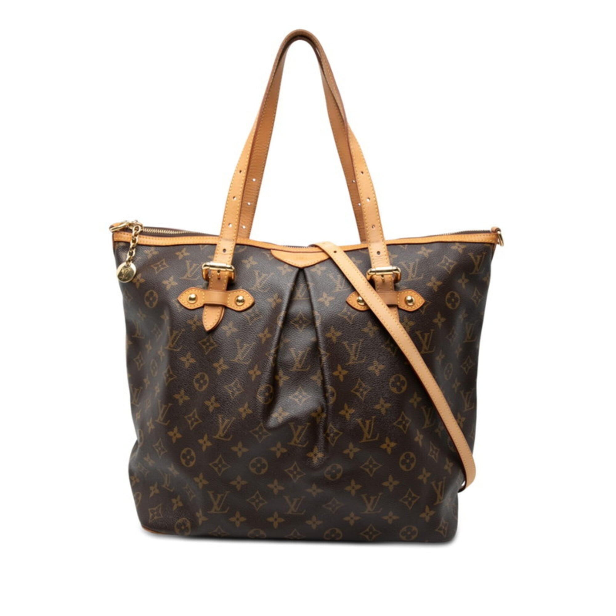 Louis Vuitton Monogram Brown Pvc Leather Shoulder Bag Tote Bag (Pre-Owned)