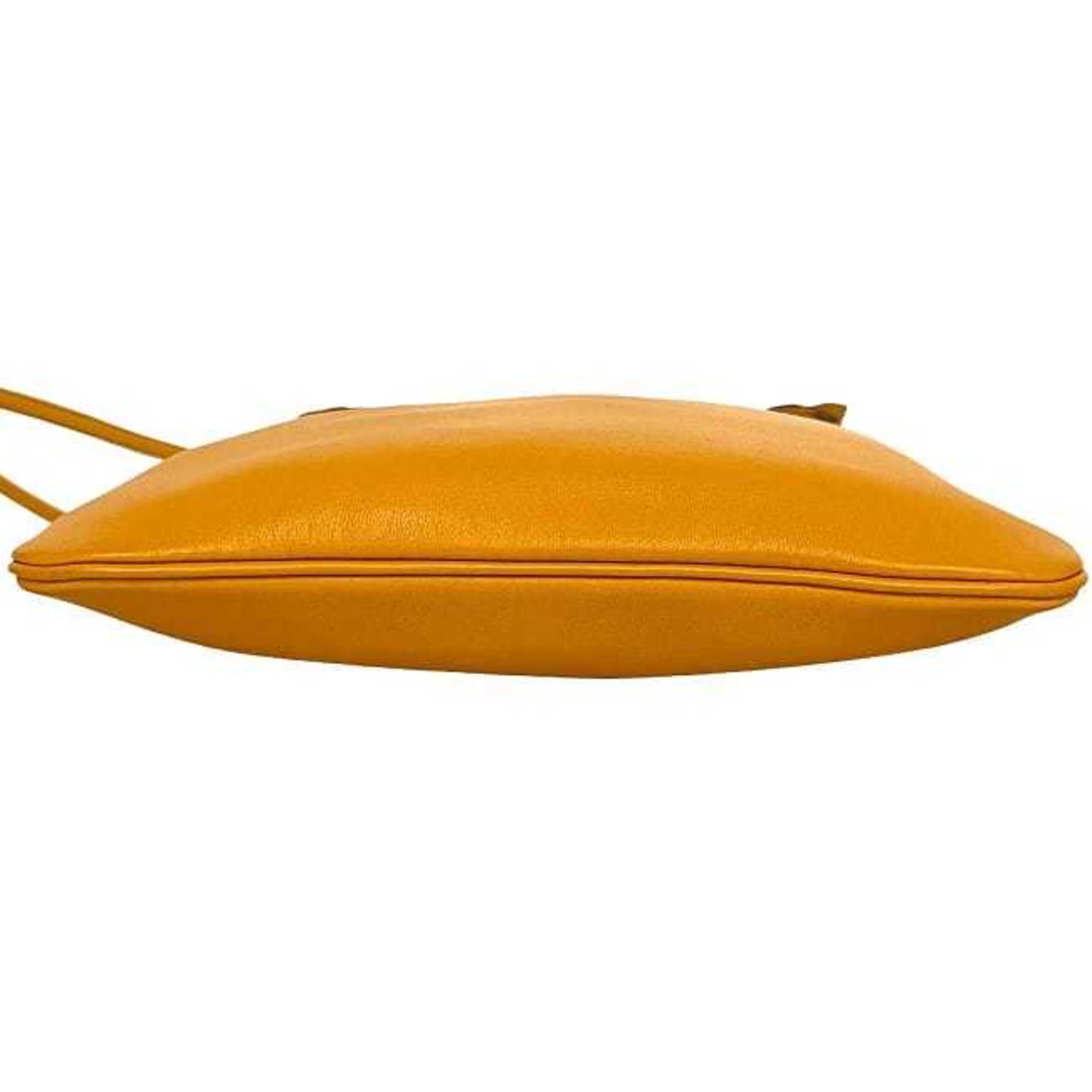 Hermes Yellow Leather Swift Leather Shoulder Bag (Pre-Owned)