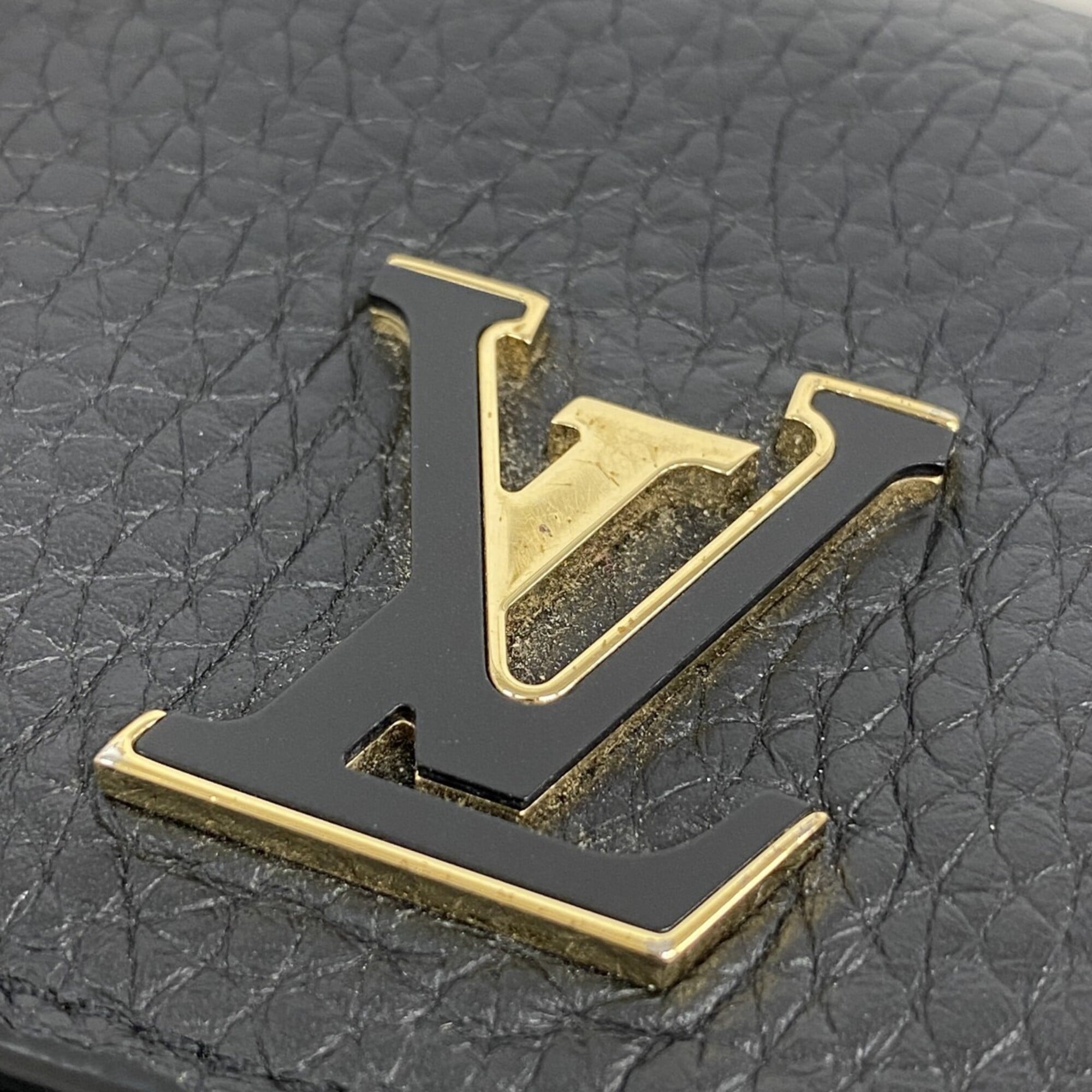 Louis Vuitton Noir Wallet (Bi-Fold) (Pre-Owned)