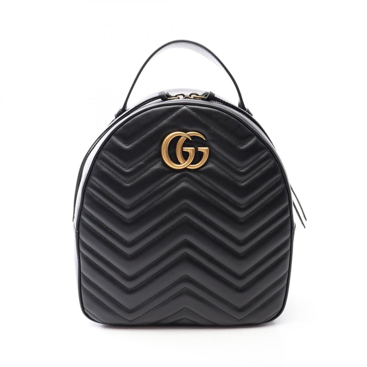 Gucci Black Leather Backpack (Pre-Owned)