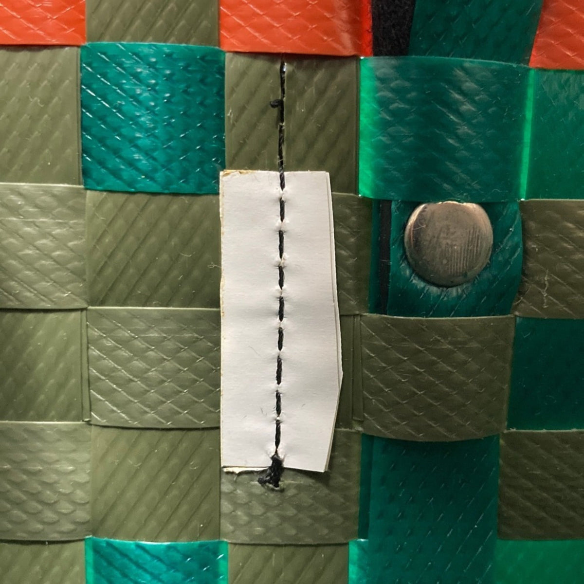 Marni Green Orange Jersey Basket Handbag (Pre-Owned)