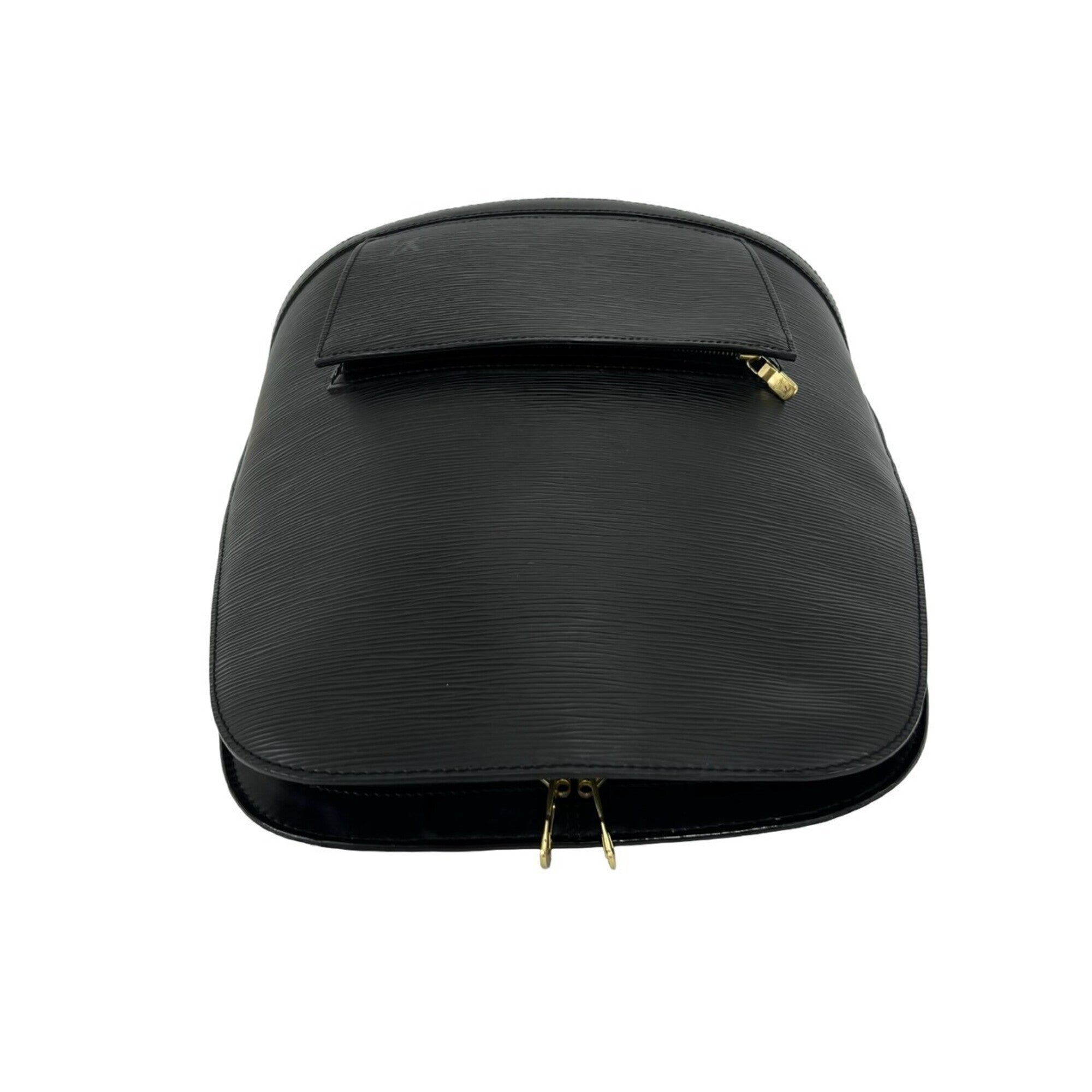 Louis Vuitton Black Leather Backpack (Pre-Owned)