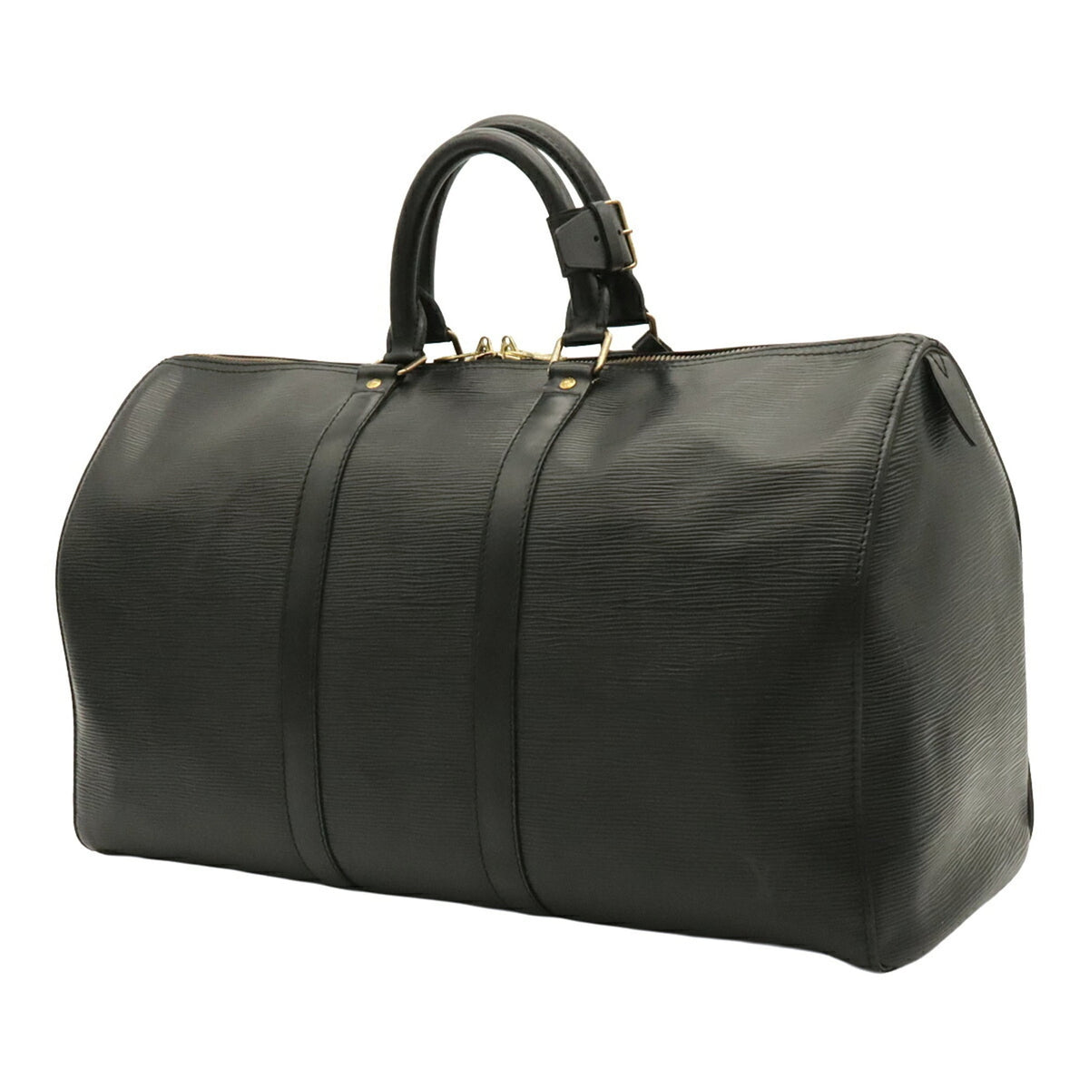 Louis Vuitton Noir Epi Leather Boston Bag (Pre-Owned)