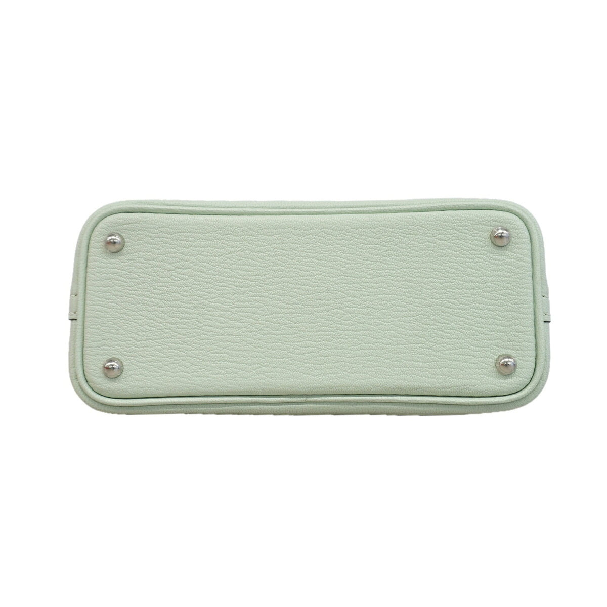 Hermes Green Chevre Myzore Leather Handbag (Pre-Owned)