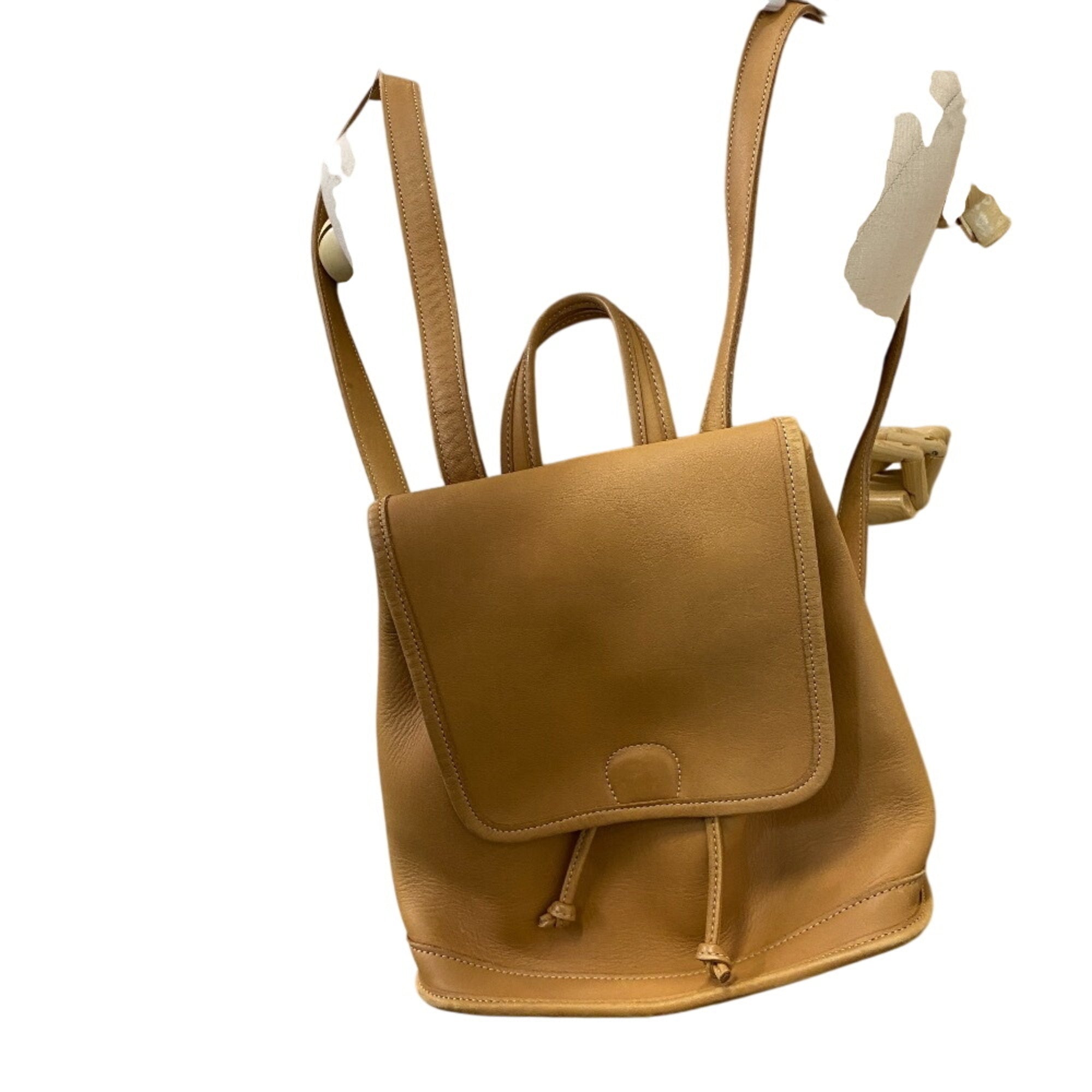 Coach Beige Leather Backpack (Pre-Owned)