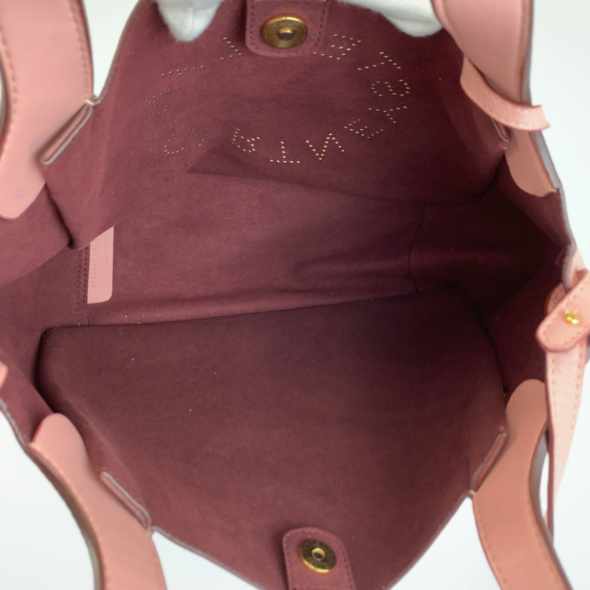 Stella Mccartney Pink Leather Pouch Shoulder Bag Tote Bag (Pre-Owned)