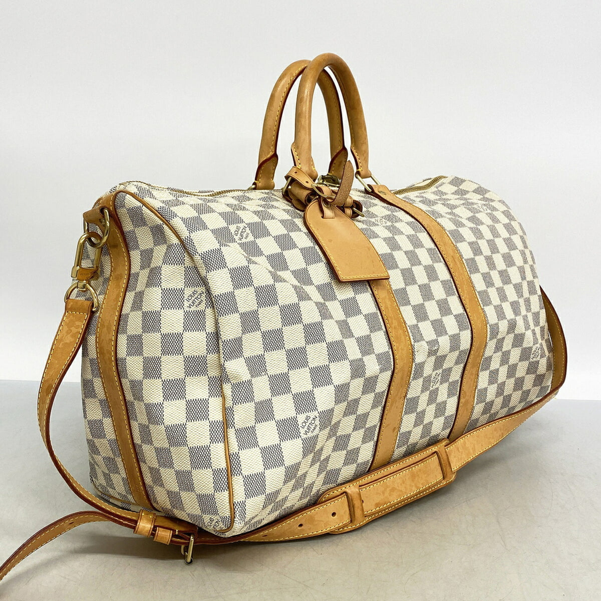 Louis Vuitton White Boston Bag (Pre-Owned)