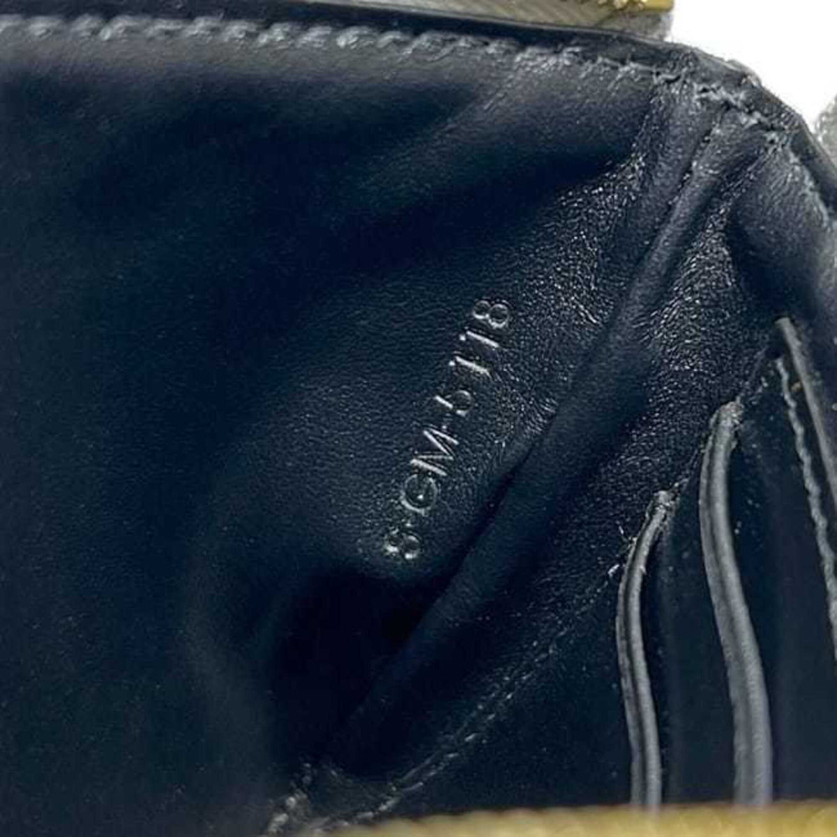 Celine Silver Leather Coin Purse/Coin Case (Pre-Owned)
