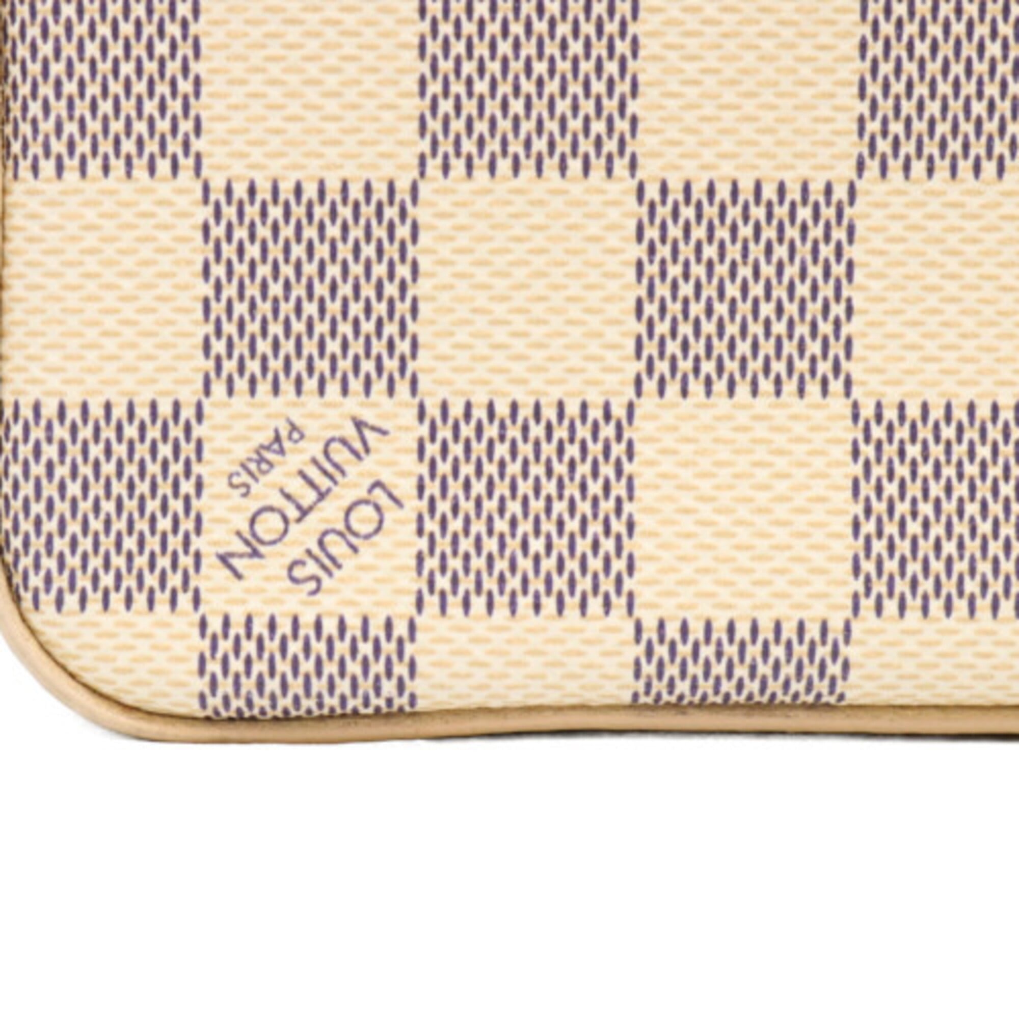 Louis Vuitton Ivory Damier Azur Shoulder Bag (Pre-Owned)