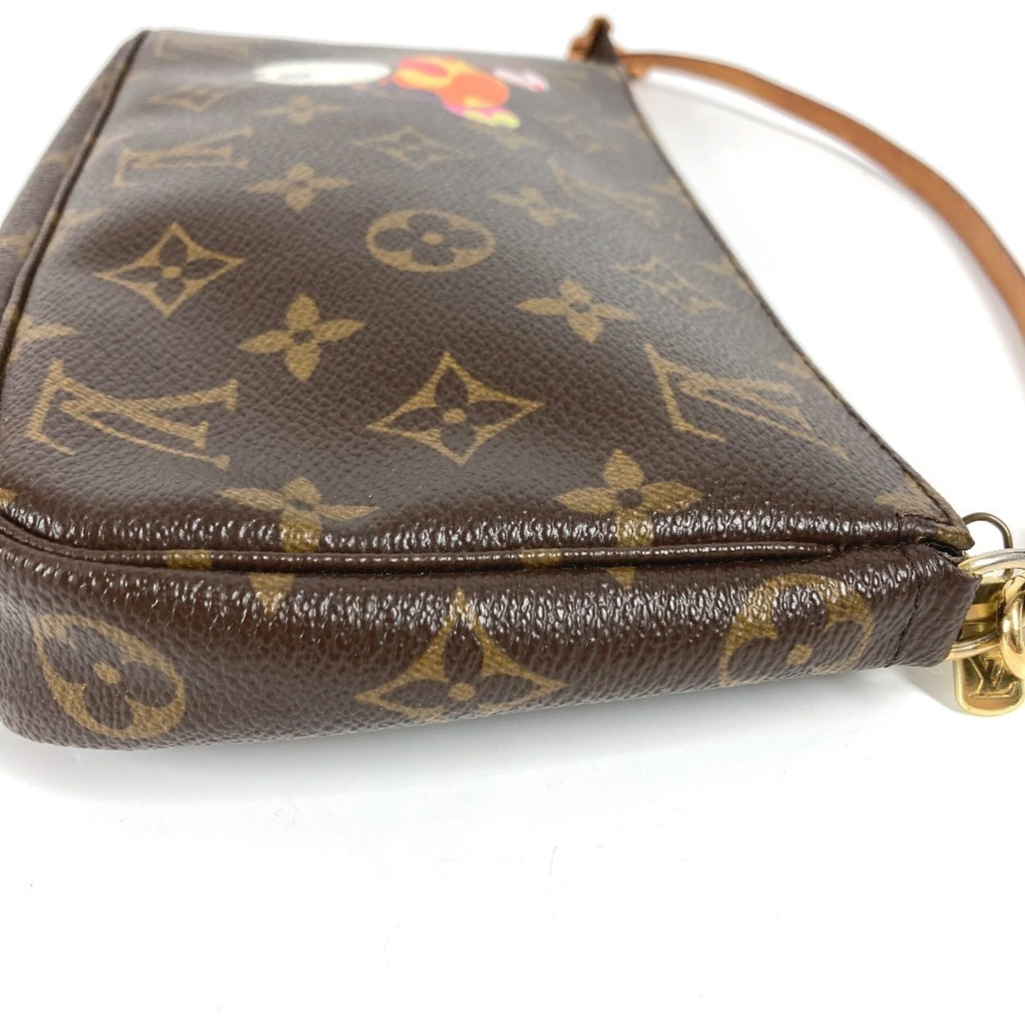 Louis Vuitton Brown Monogram Panda Multi-Color Monogram Handbag Pouch Shoulder Bag (Pre-Owned)