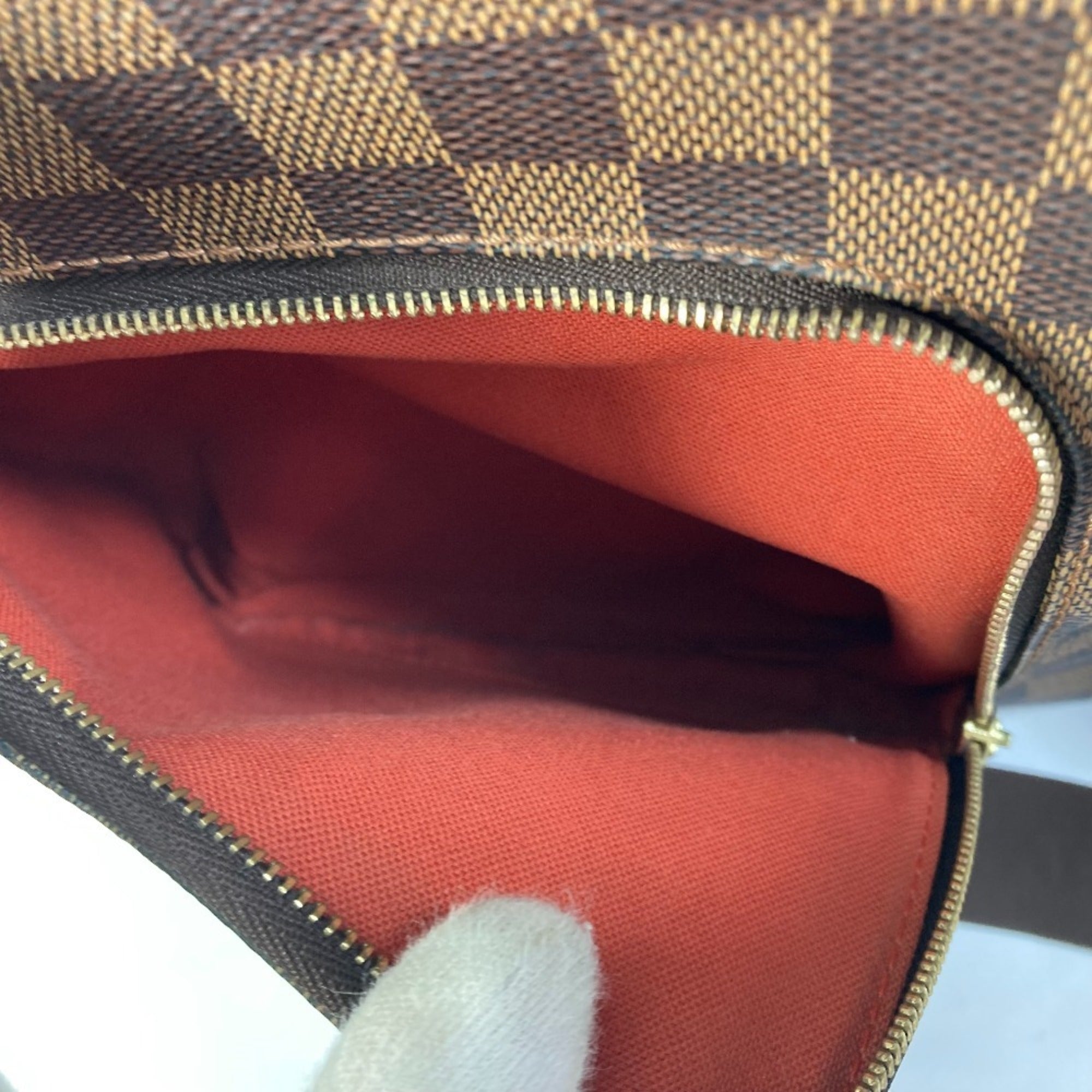 Louis Vuitton Brown Damier Canvas Ebene Damier Canvas Shoulder Bag (Pre-Owned)
