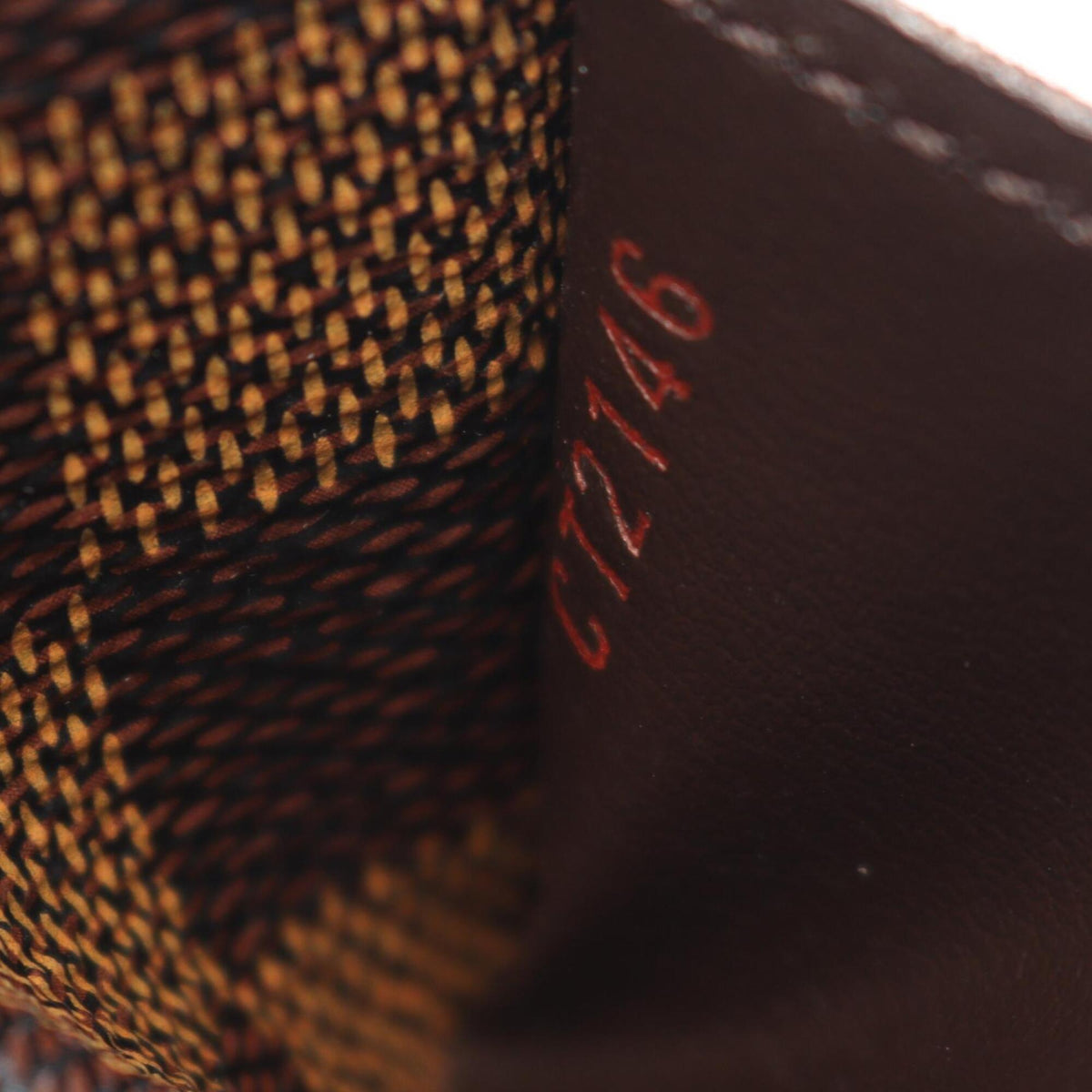 Louis Vuitton Brown Leather Pvc Long Wallet (Bi-Fold) (Pre-Owned)