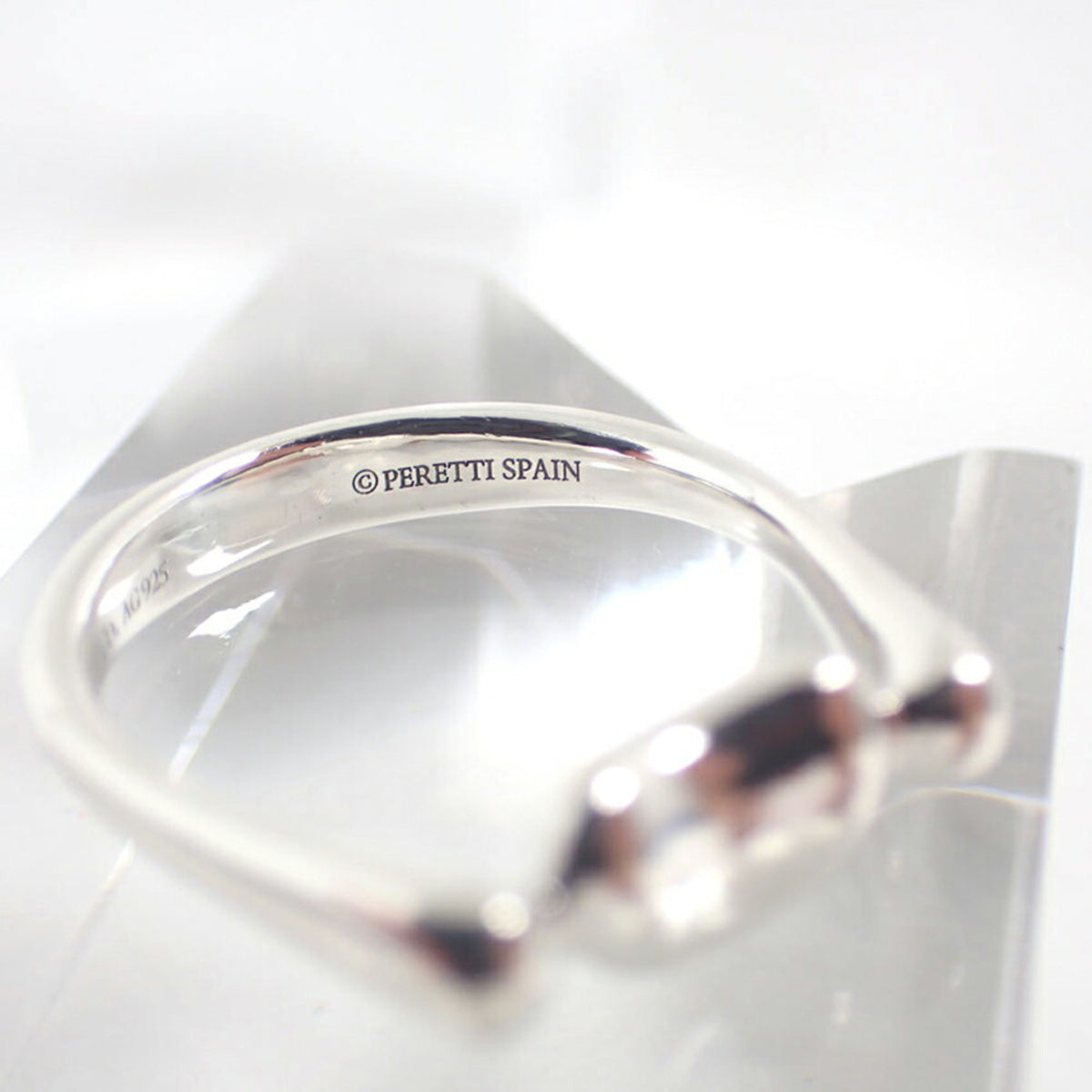 Tiffany Sterling Silver 925 Band Ring (Pre-Owned)