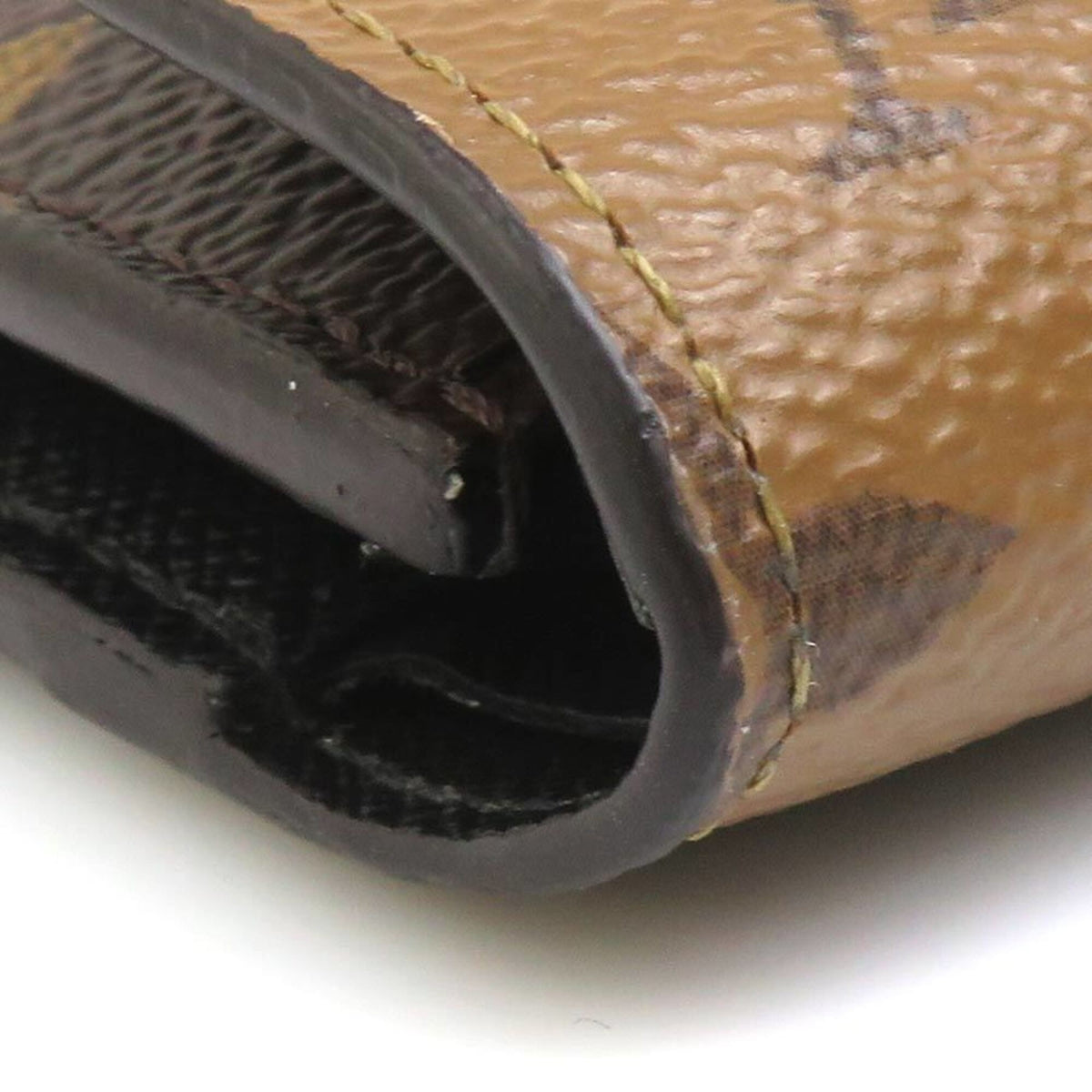 Louis Vuitton Brown Monogram Reverse Monogram Reverse Wallet (Tri-Fold) (Pre-Owned)