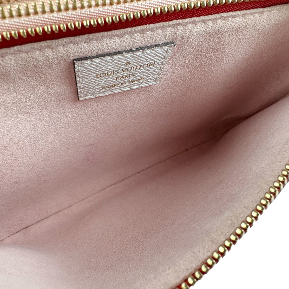 Louis Vuitton Pink Red Color Pochette Shoulder Bag (Pre-Owned)