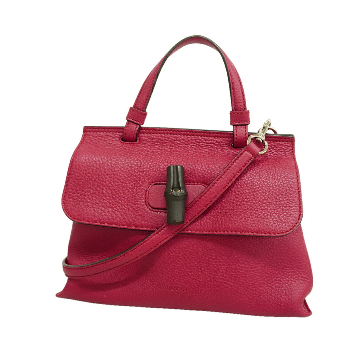 Gucci Pink Leather Handbag (Pre-Owned)