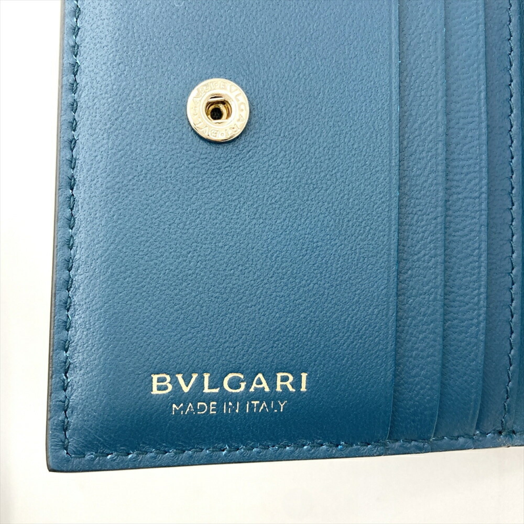 Bvlgari Black Leather Wallet (Bi-Fold) (Pre-Owned)